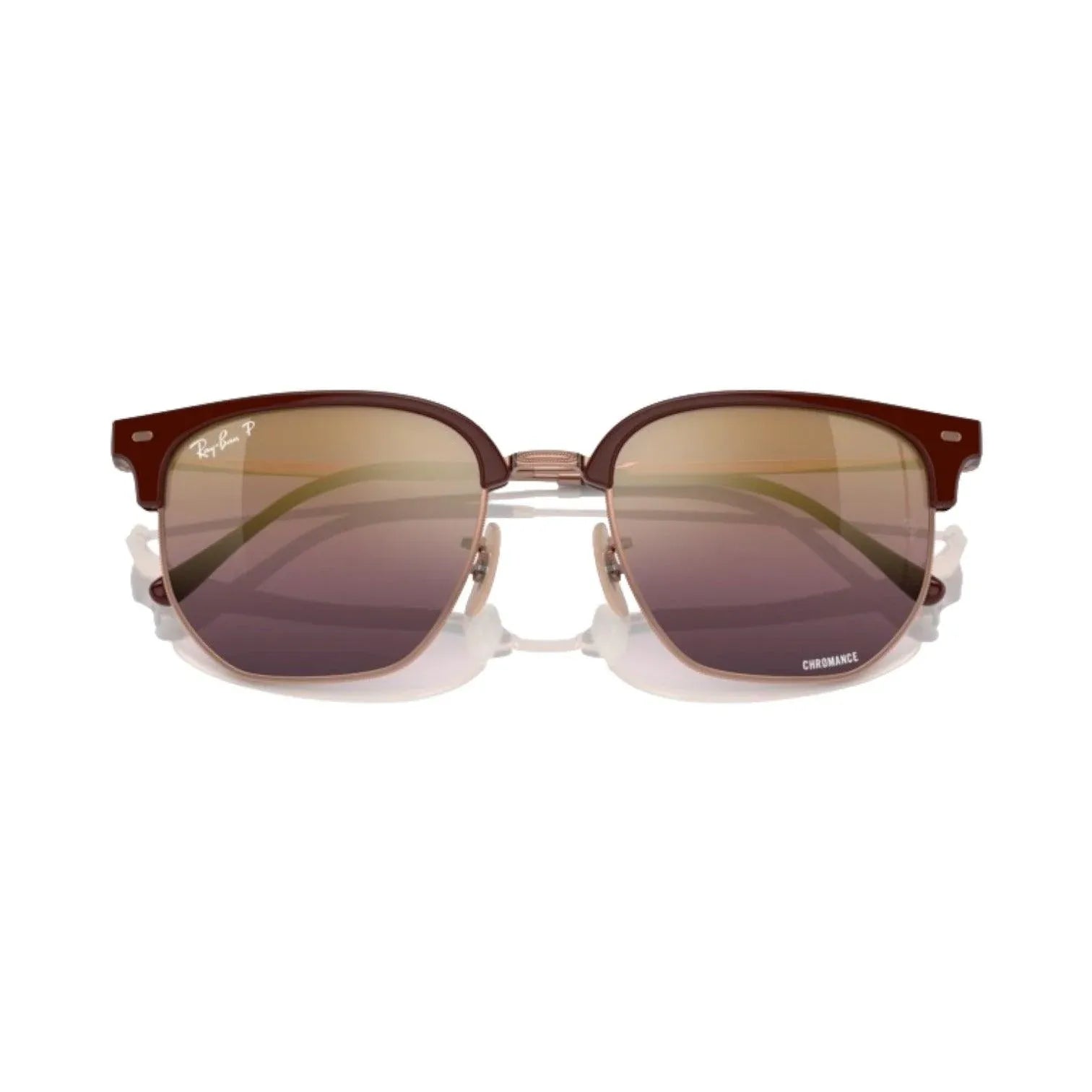 Ray-Ban RB4416 New Clubmaster Chromance Polarizzato- 6654/G9 - Pistilleria