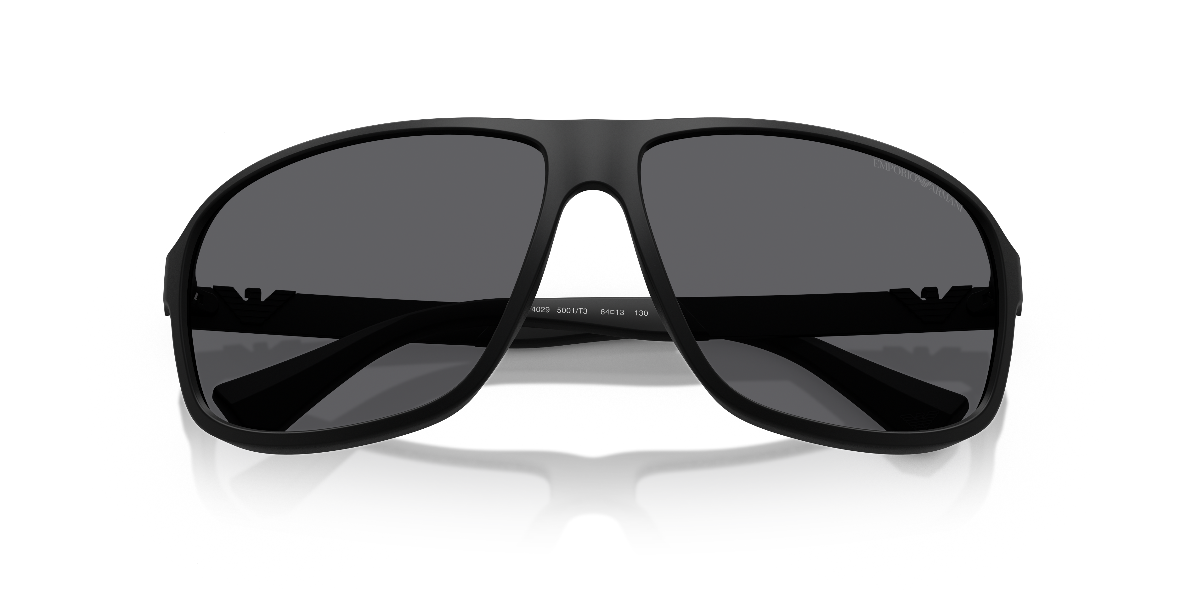 Occhiali da sole Emporio Armani EA4029 5001T3 Nero opaco Polarizzato