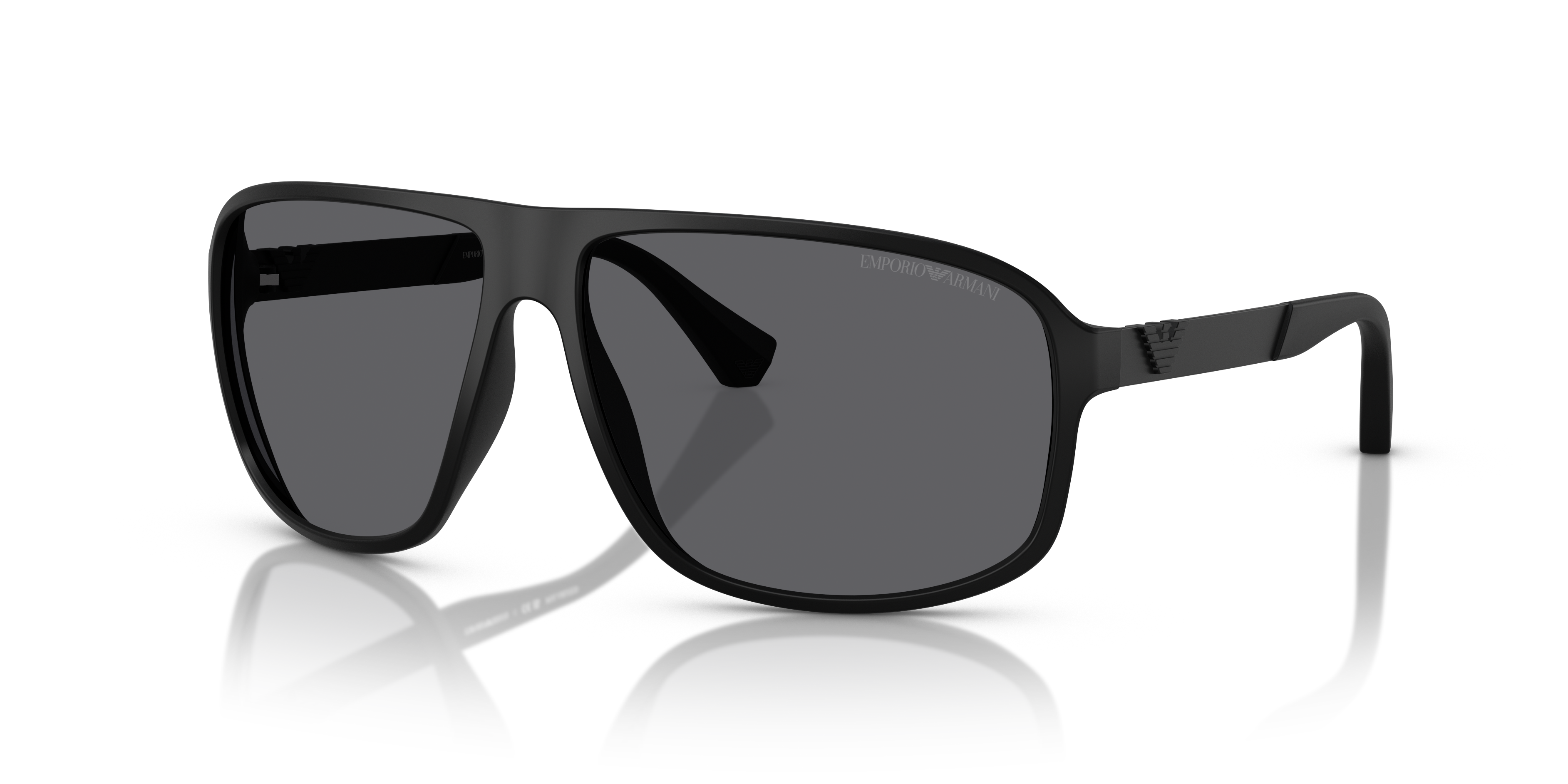 Occhiali da sole Emporio Armani EA4029 5001T3 Nero opaco Polarizzato