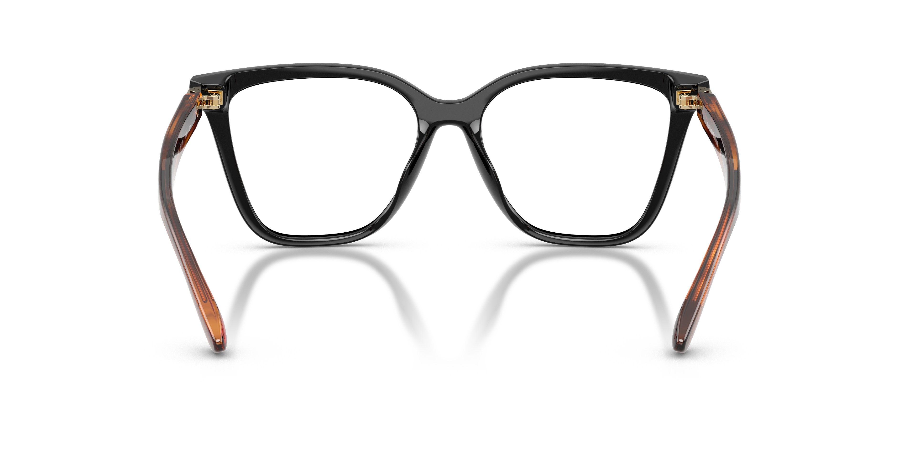 Occhiali da vista con clip-on Emporio Armani EA4254U 62681W Nero lucido