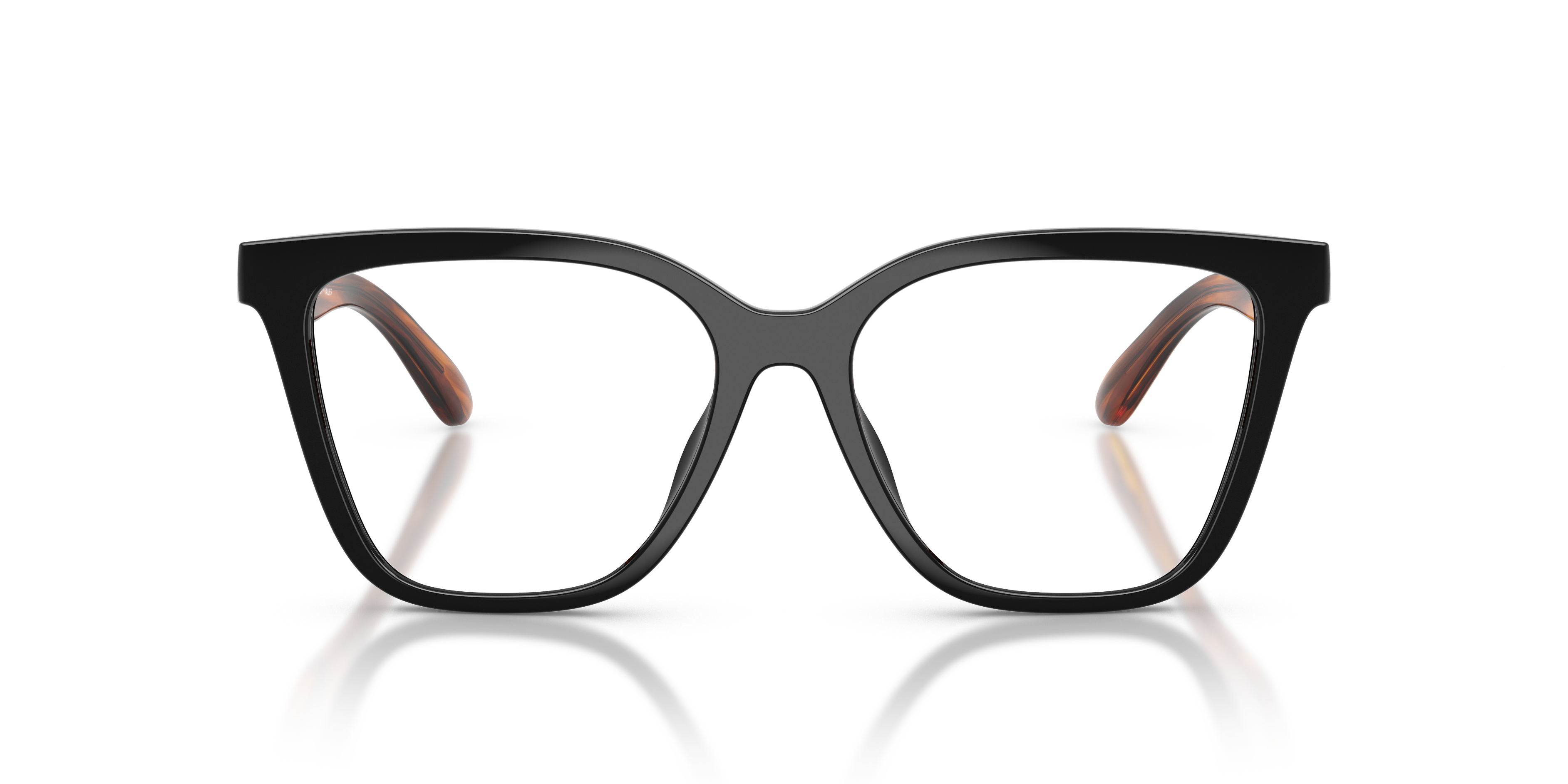 Occhiali da vista con clip-on Emporio Armani EA4254U 62681W Nero lucido