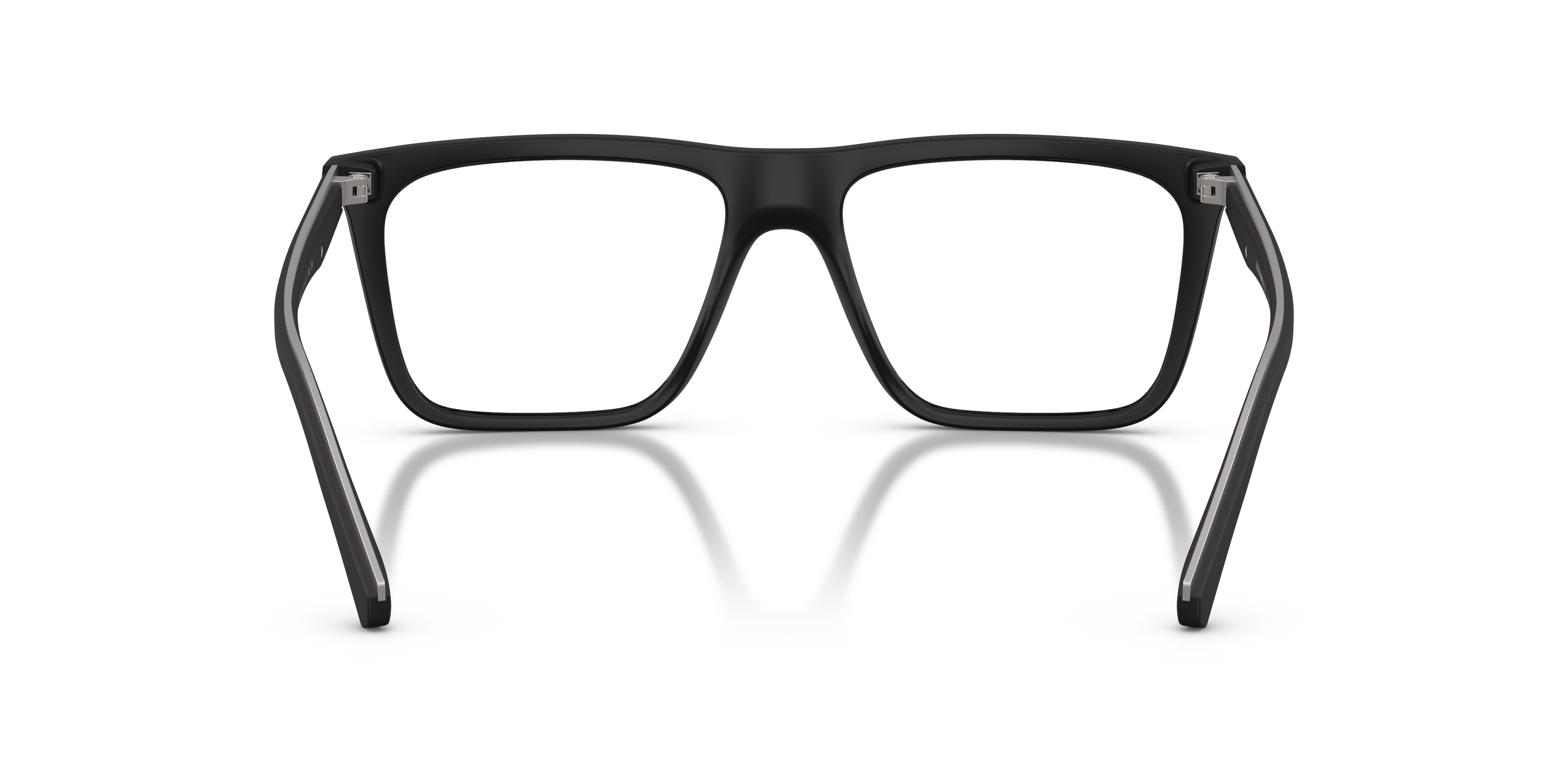 Occhiali da vista con clip-on Emporio Armani EA4258 50011W Nero opaco
