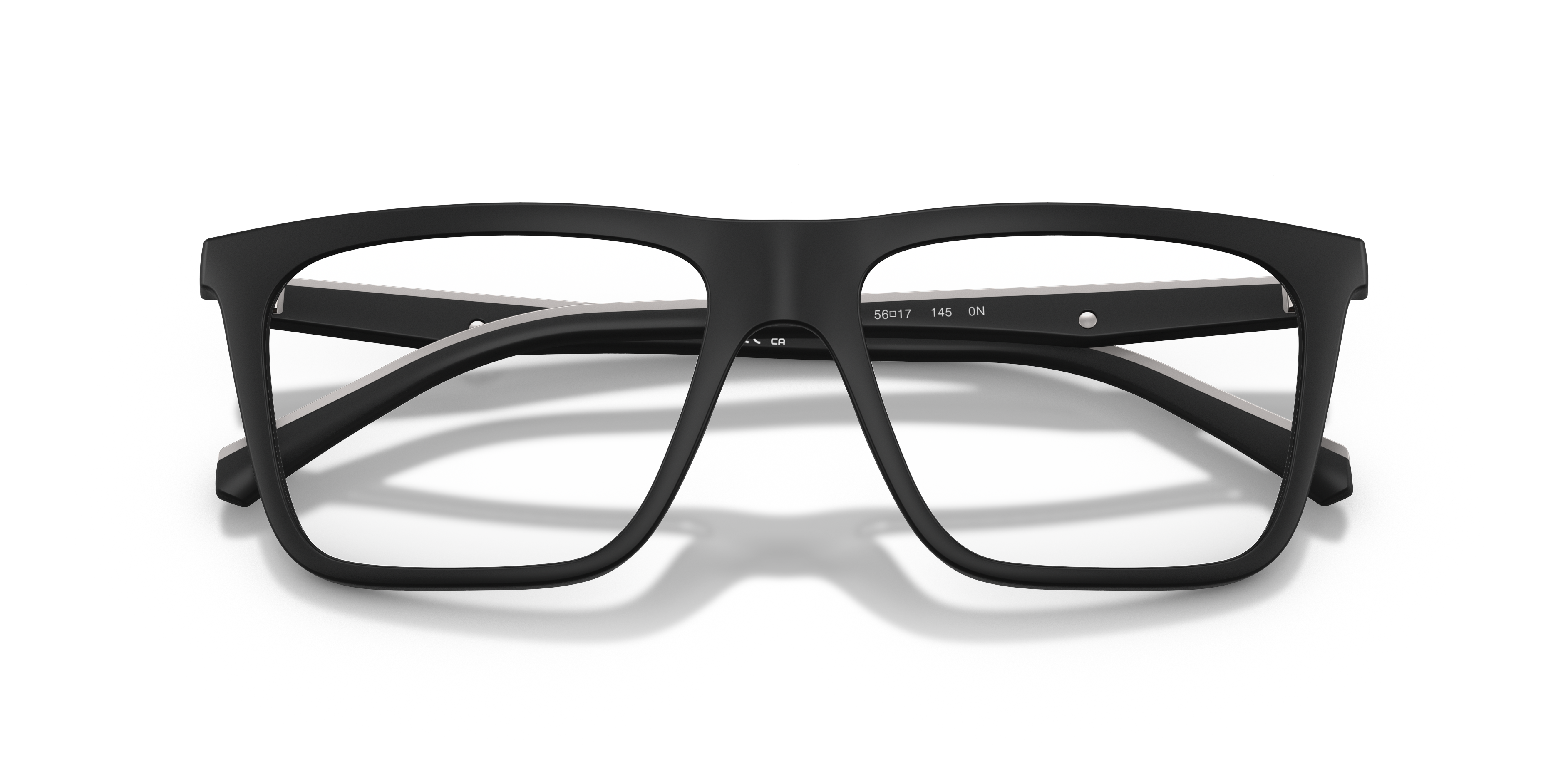 Occhiali da vista con clip-on Emporio Armani EA4258 50011W Nero opaco
