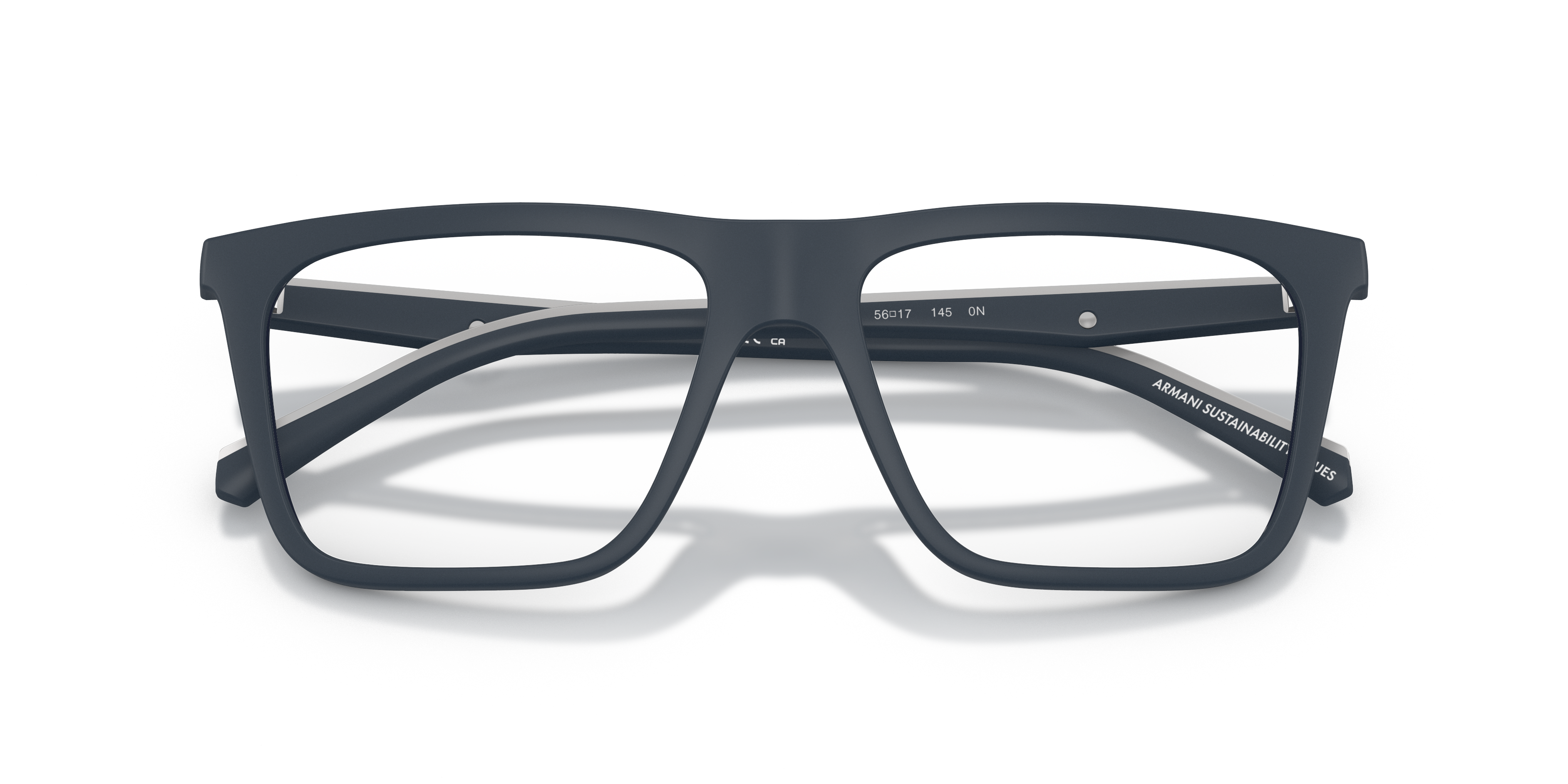 Occhiali da vista con clip-on Emporio Armani EA4258 50881W Blu opaco