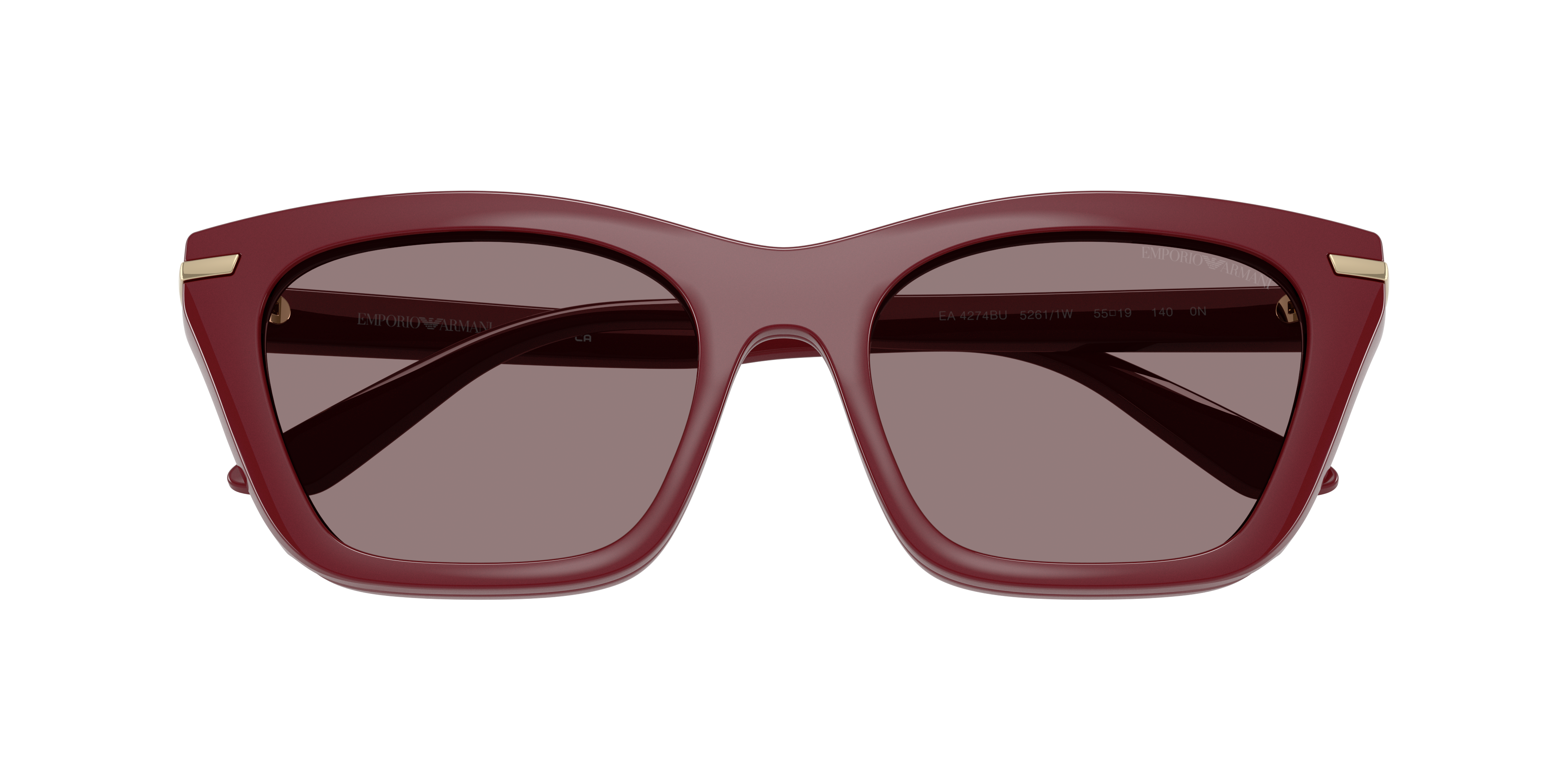 Occhiali da vista con clip-on Emporio Armani EA4274BU 52611W Bordeaux lucido