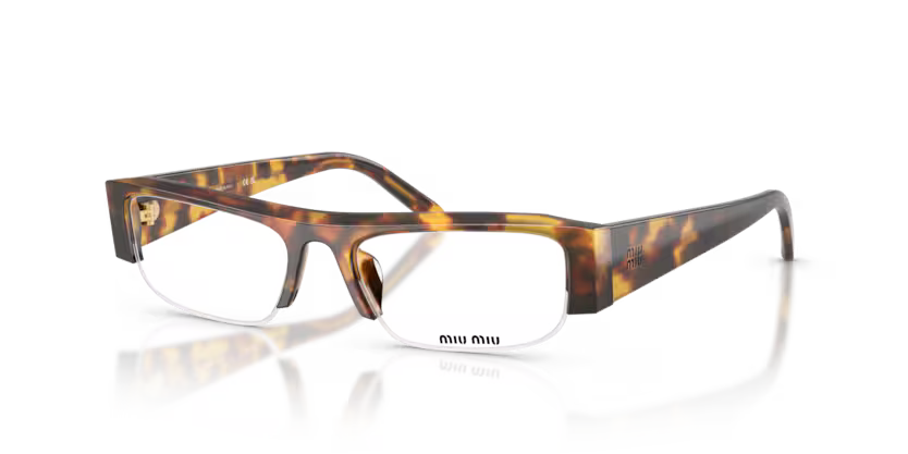 Occhiali da sole da donna Miu Miu MU B07S 14L08N Havana miele