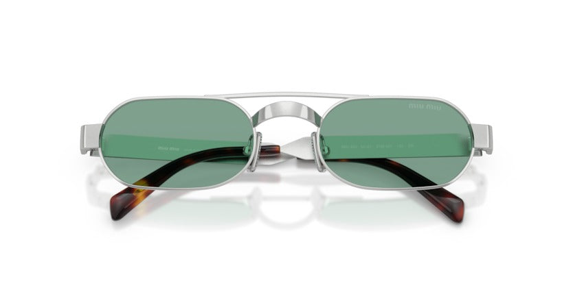 Occhiali da sole Miu Miu MU B52S 21M40Y Argento antico