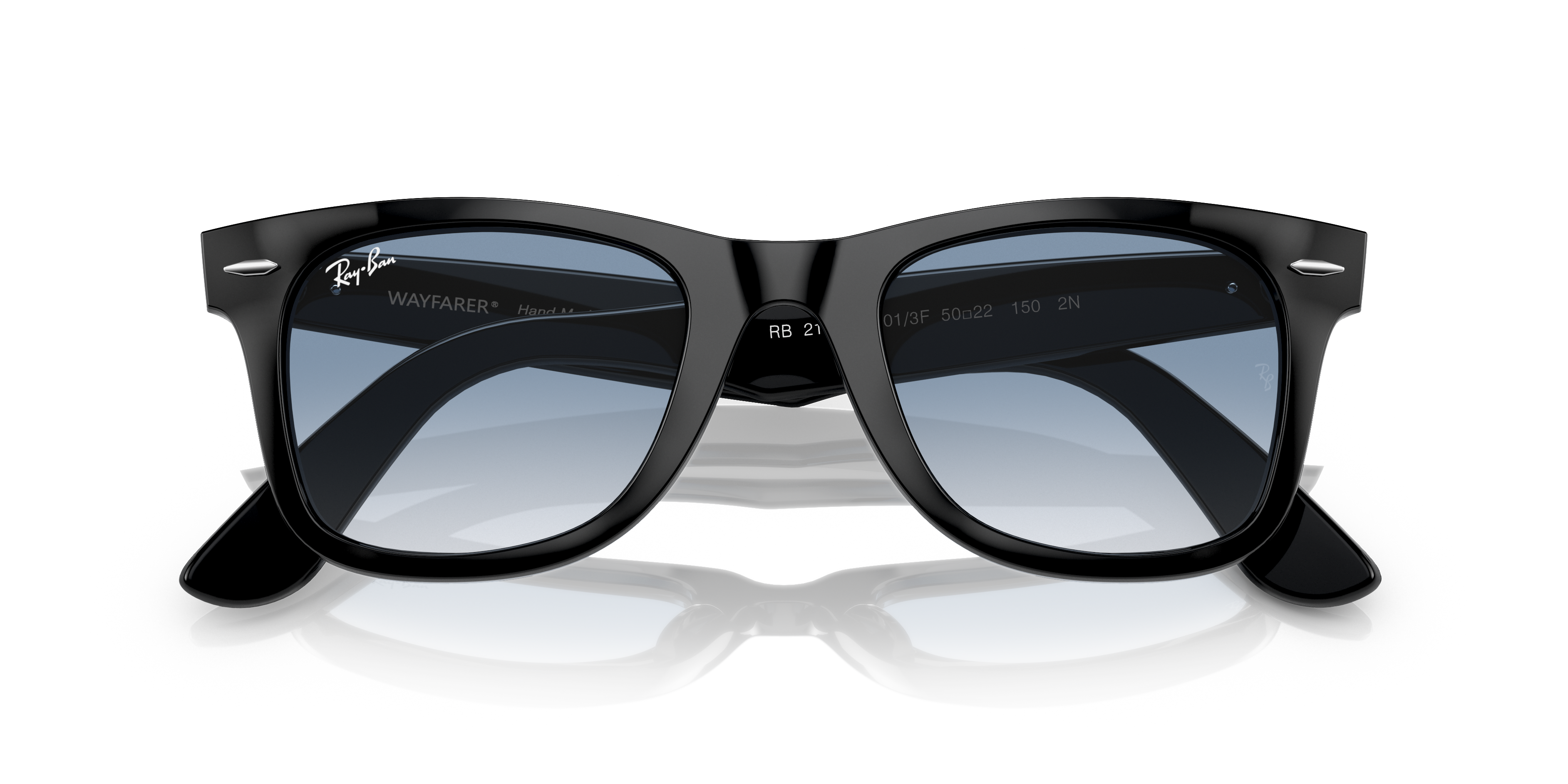 Occhiali da sole unisex Ray-Ban RB2140F Wayfarer 901/3F Nero