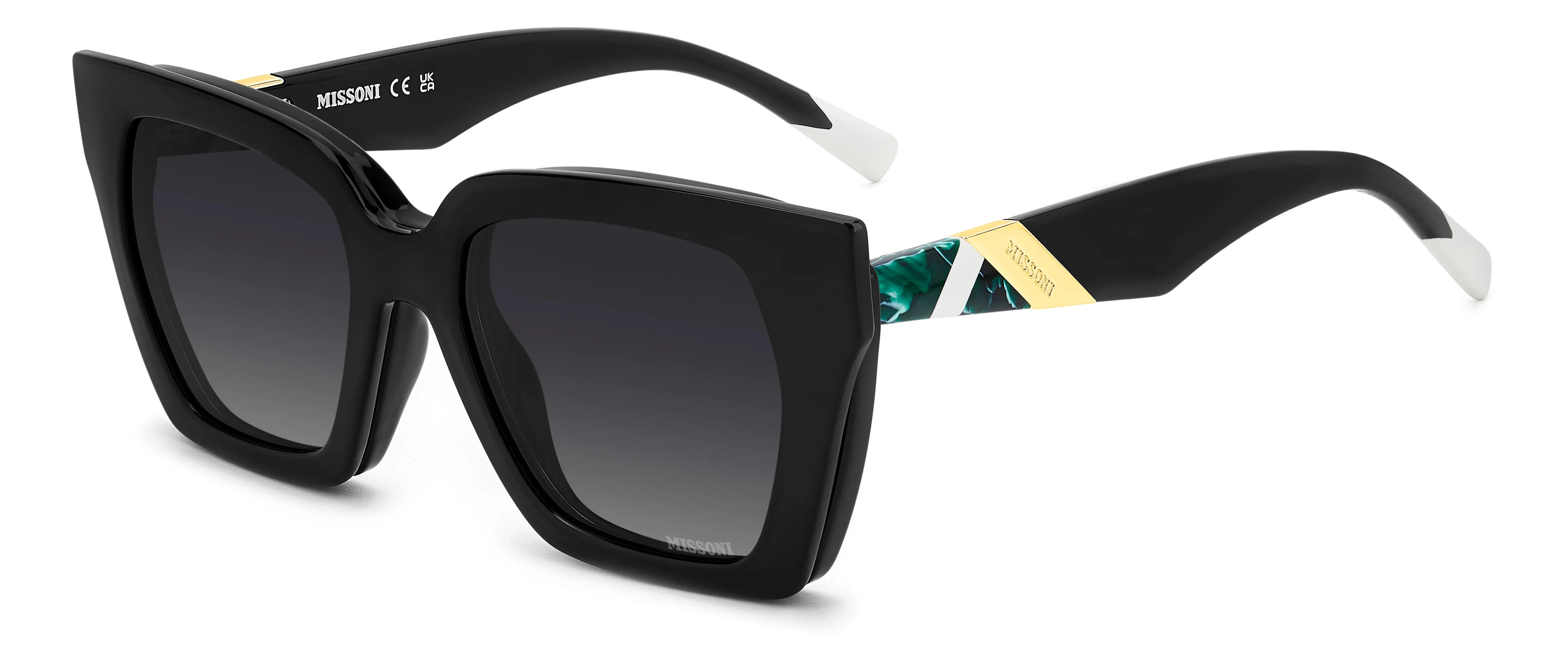 Occhiali da vista con doppio clip on da sole Missoni MIS 0222/C2 807 WJ