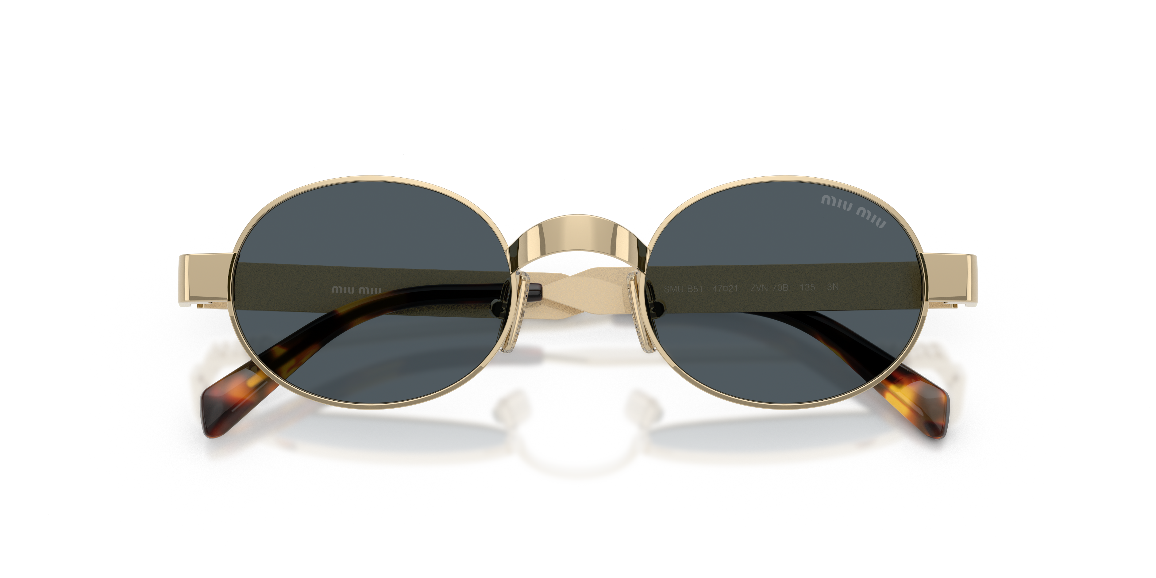 Occhiali da sole Miu Miu MU B51S ZVN70B Oro pallido