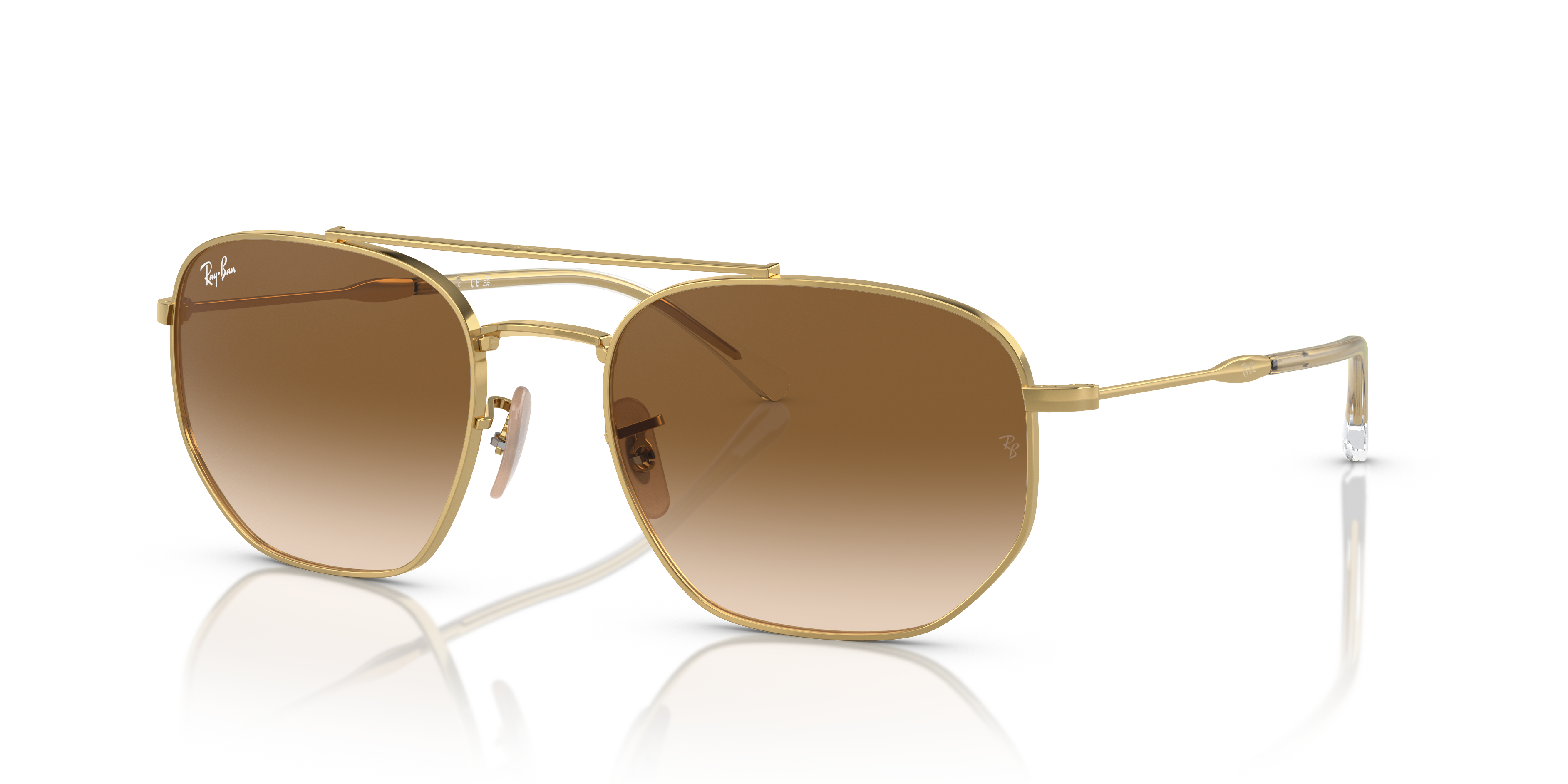 Occhiali da sole Ray-Ban RB3707 001/51 Oro arista