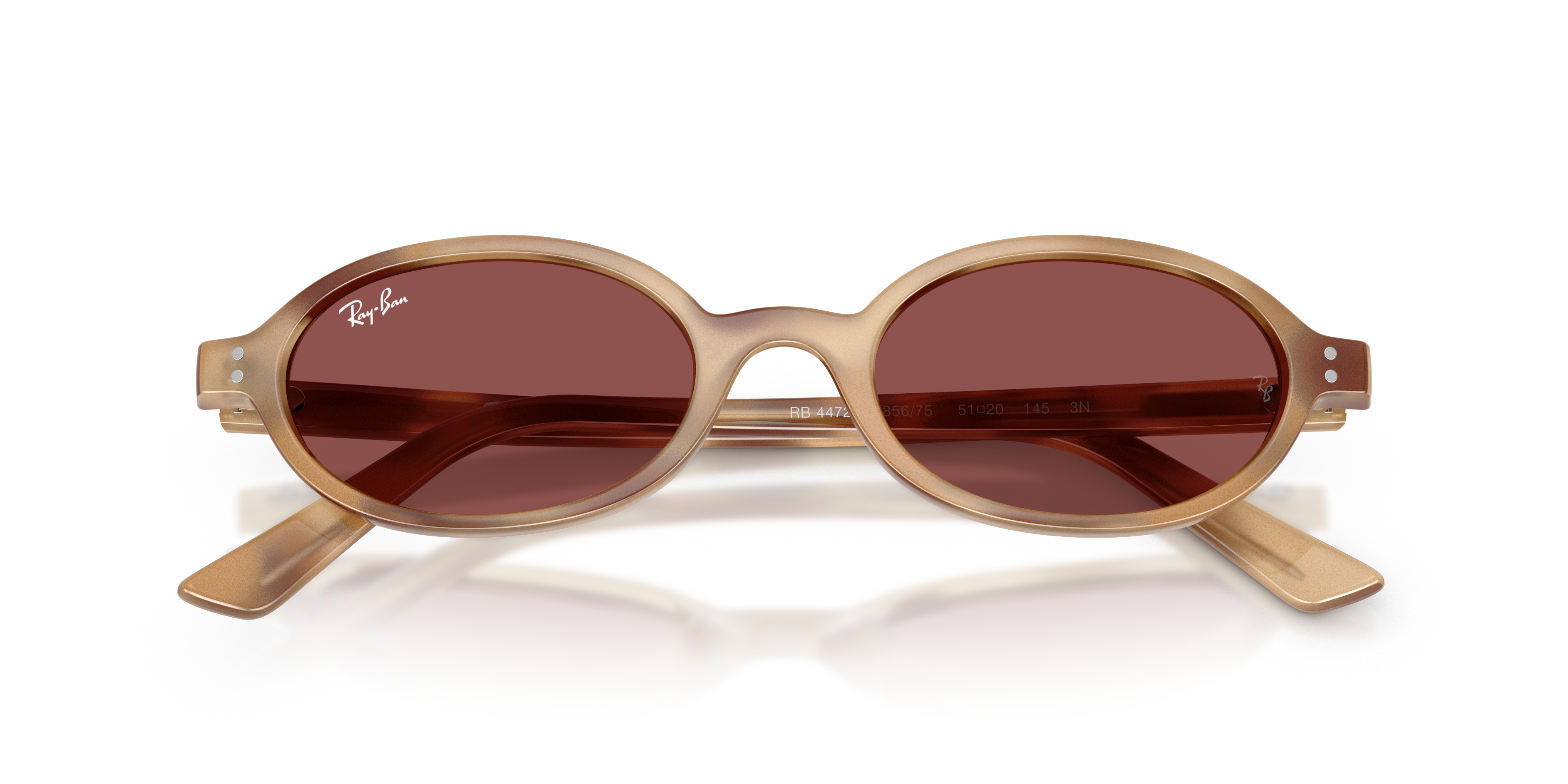 Occhiali da sole Ray-Ban RB4472 685675 Havana crema