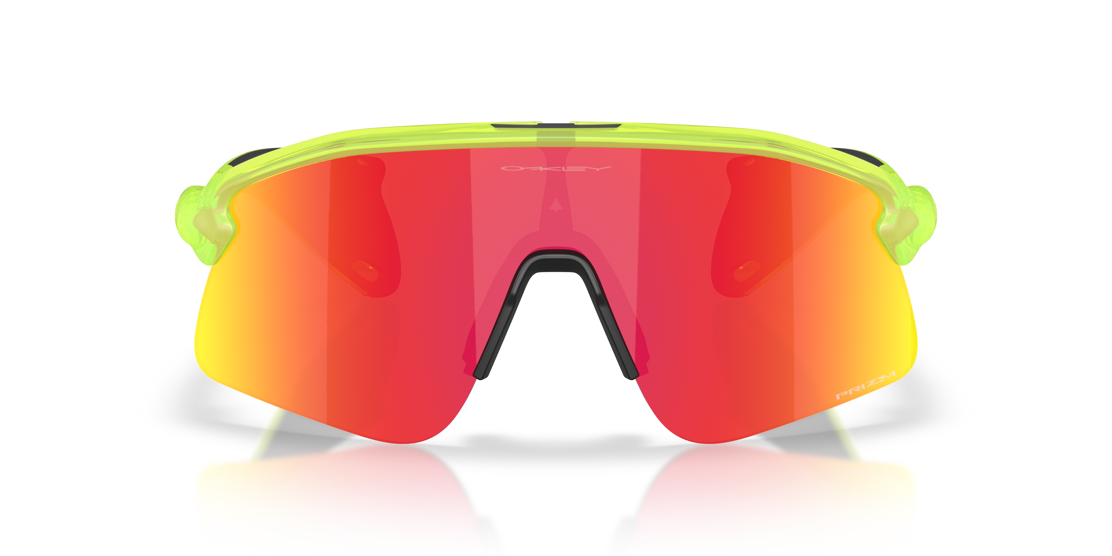 Occhiali da sole sportivi Oakley OO9518 Stunt devil s 951803 Uranio opaco