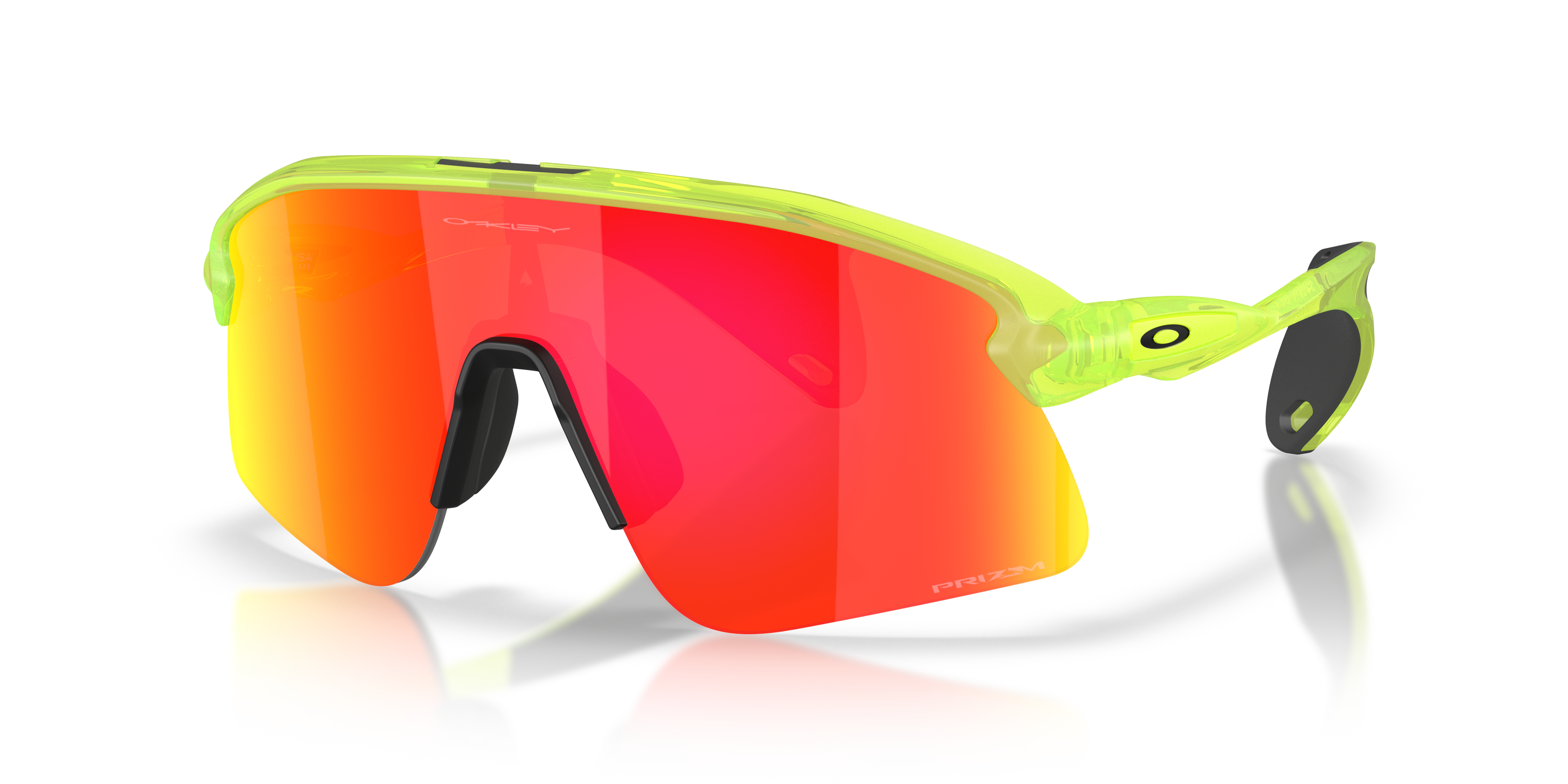 Occhiali da sole sportivi Oakley OO9518 Stunt devil s 951803 Uranio opaco