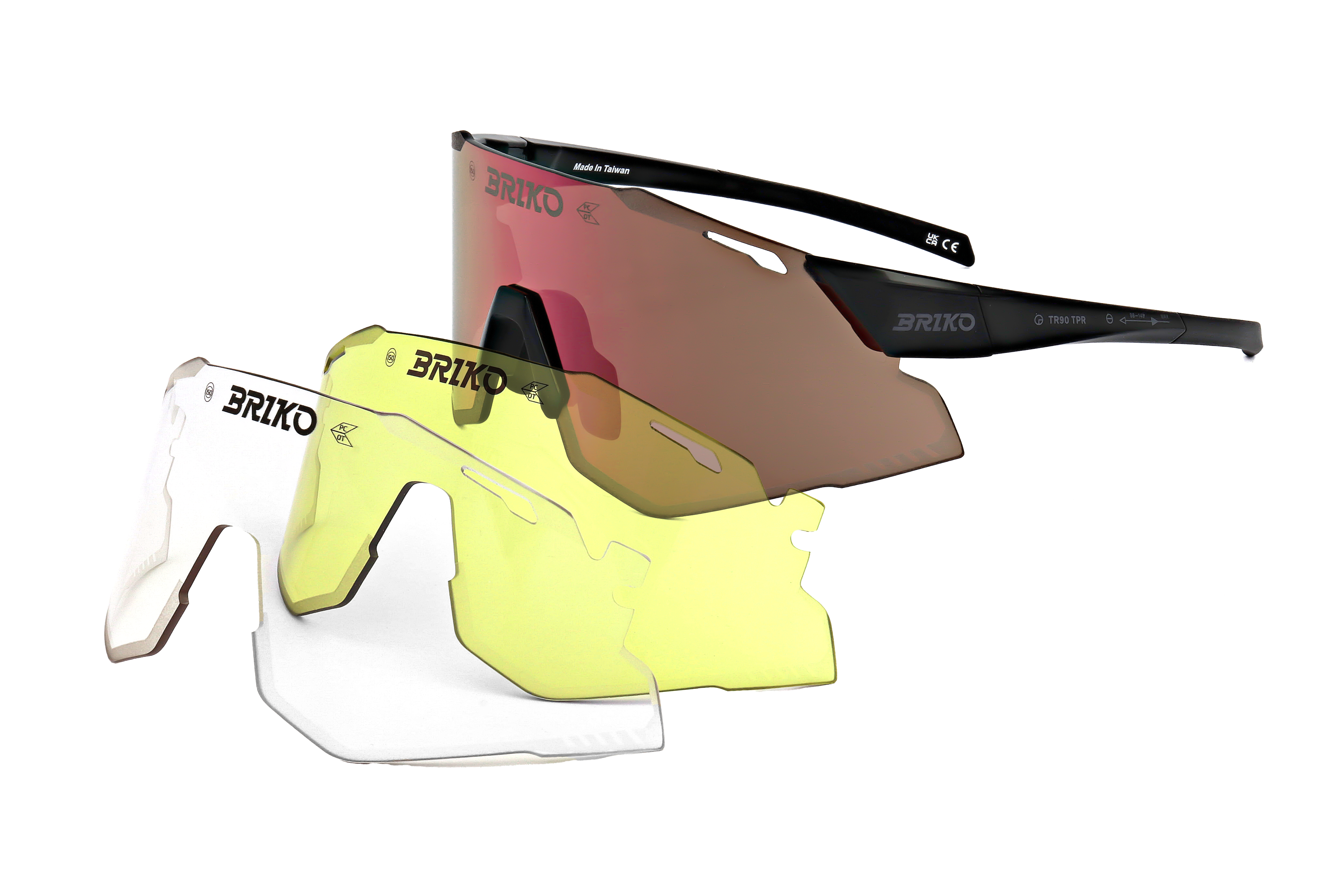 Occhiali sportivi Unisex Reverba Sharpa Lite + ricambi