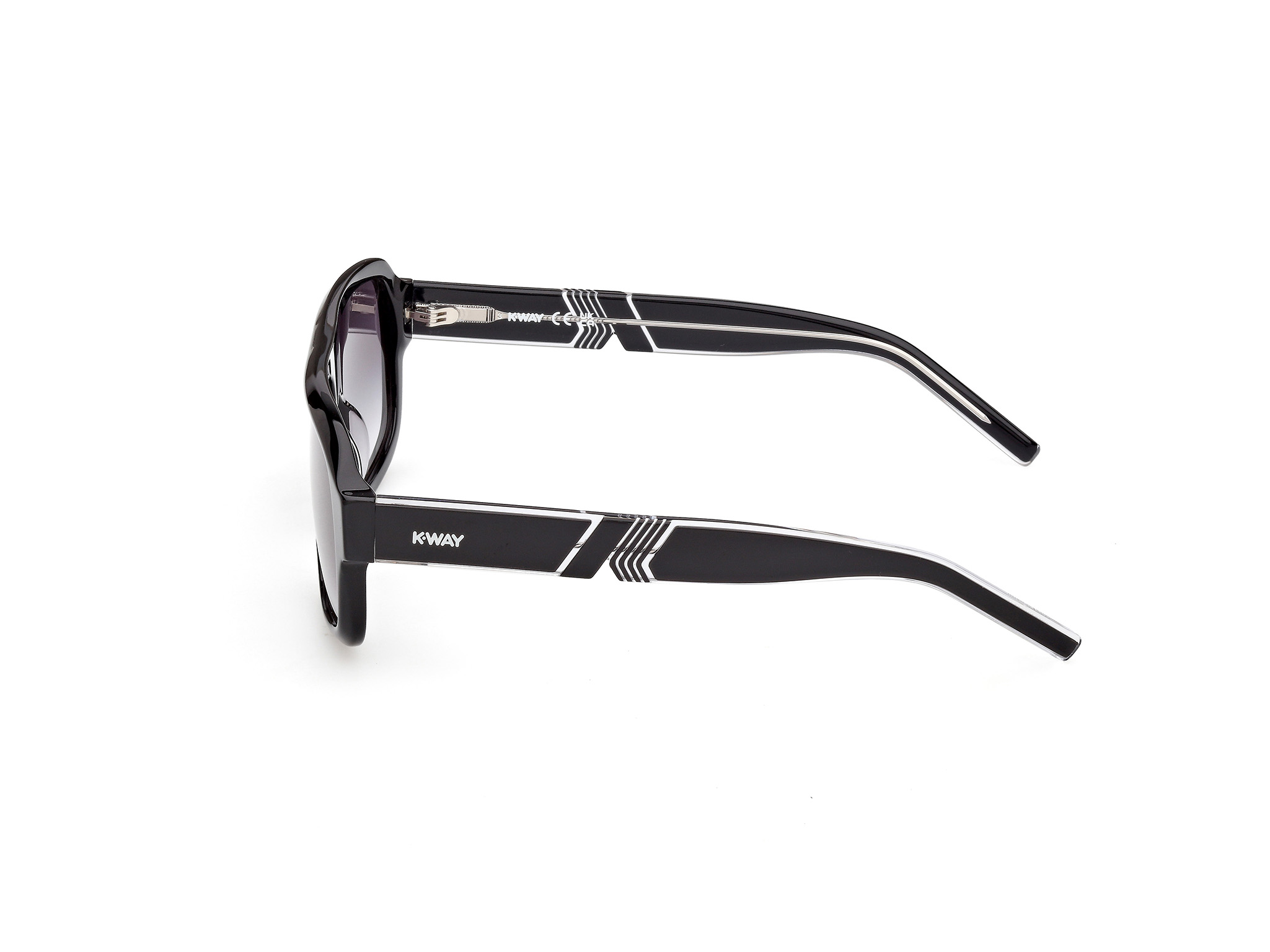 Occhiali da sole K-Way KW0024 01B Nero Lucido