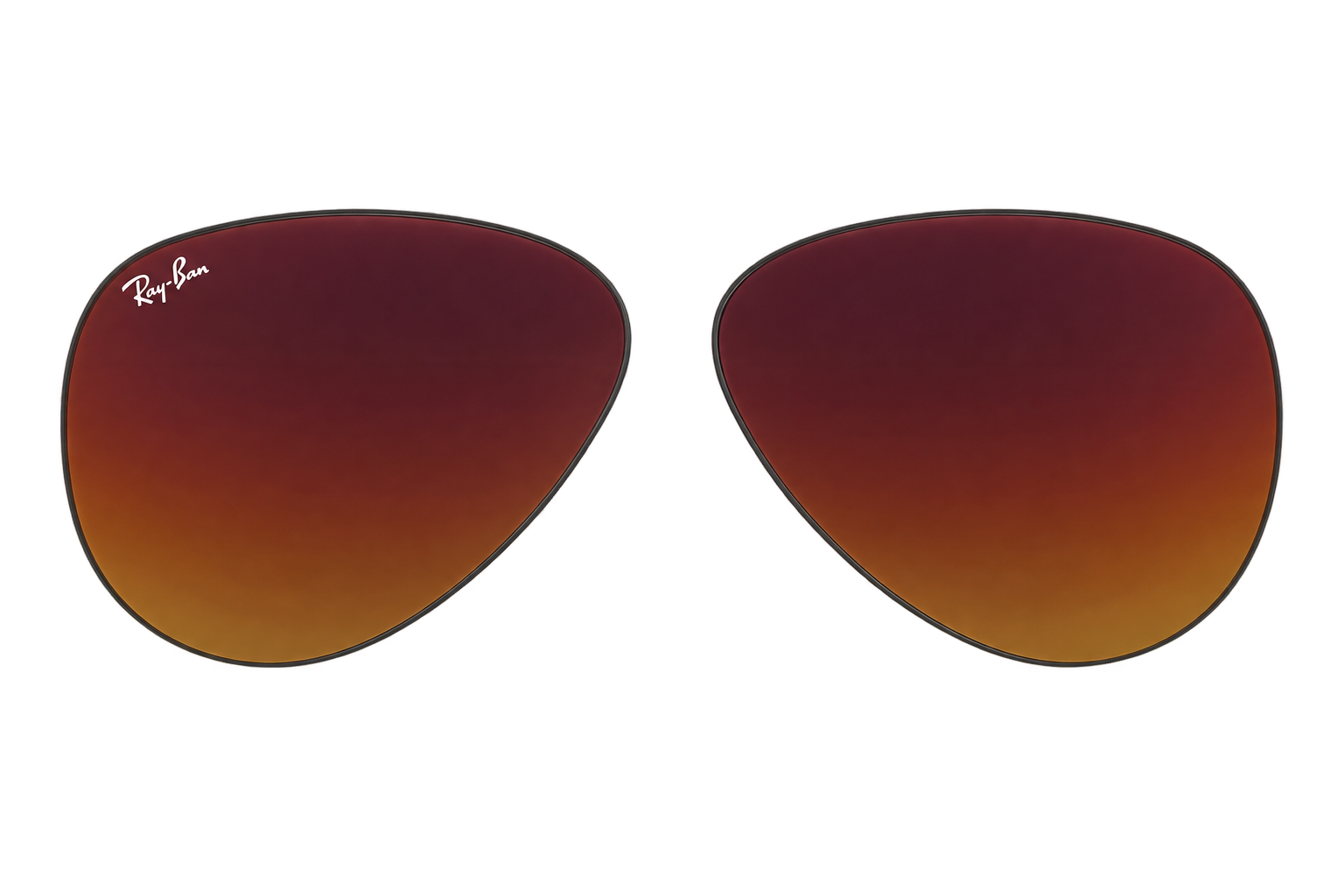 Lenti di ricambio per Ray-Ban Aviator RB32025 calibro 55
