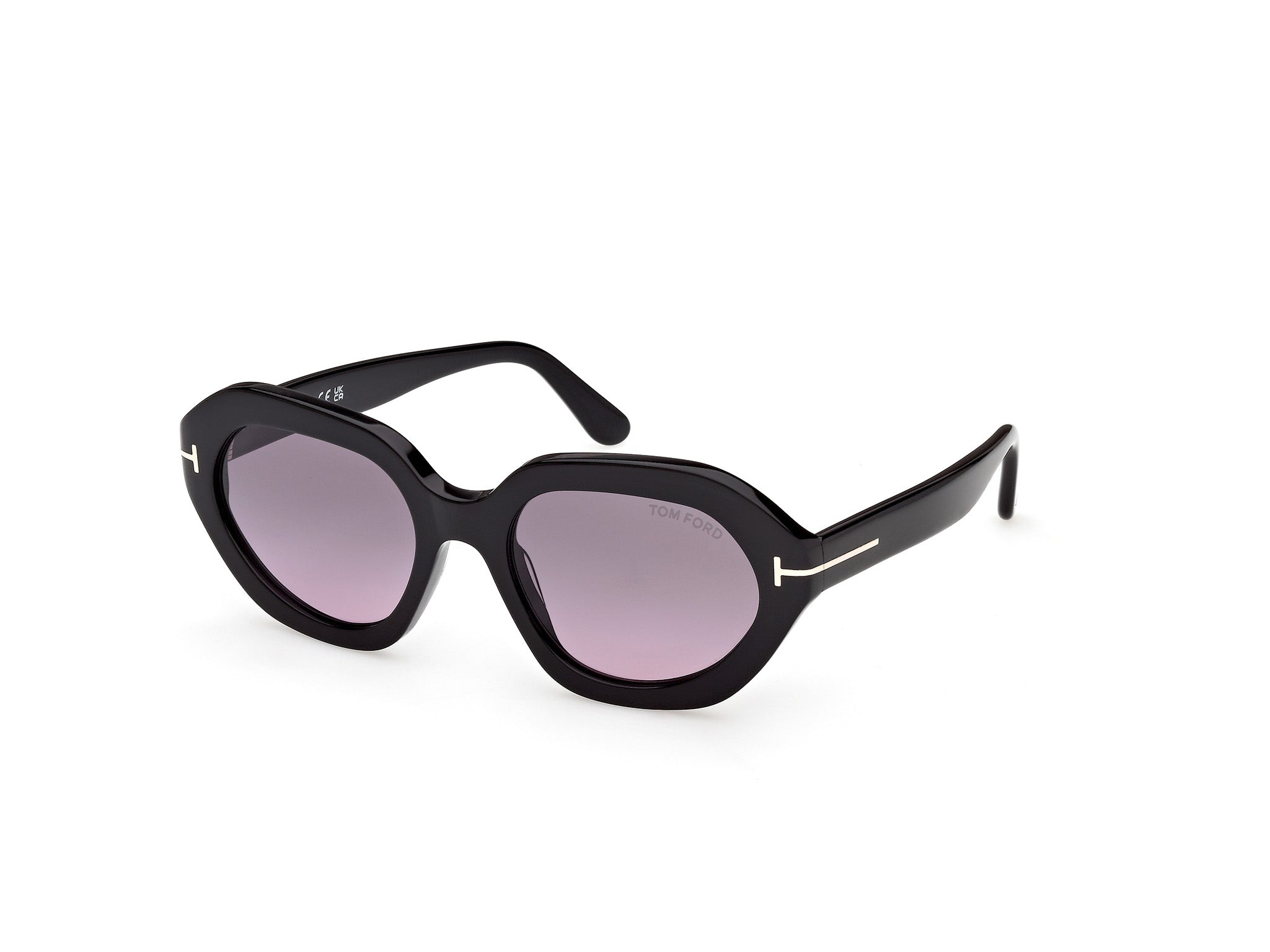 Occhiali da sole da donna Tom Ford FT1341 MERYL 02 01B Nero Lucido