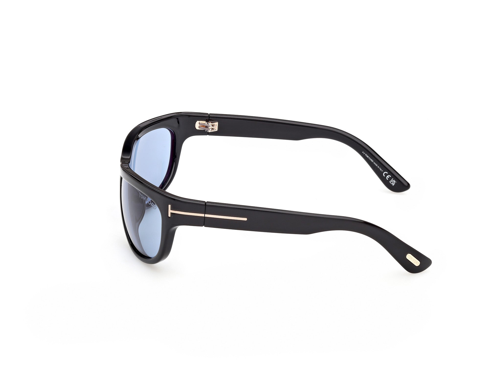 Occhiali da sole da uomo Tom Ford FT1363 ANDERS 02 01V Nero Lucido