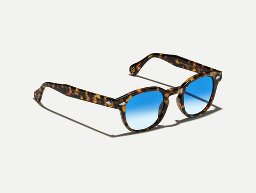 Moscot Lemtosh Tortoise Broadway Blue Fade sunglasses