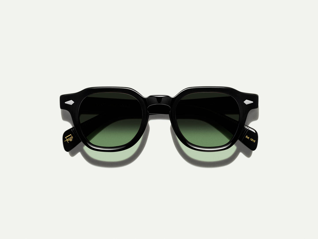 Occhiali da sole Moscot Dolt Sun 49 Black Forest Wood
