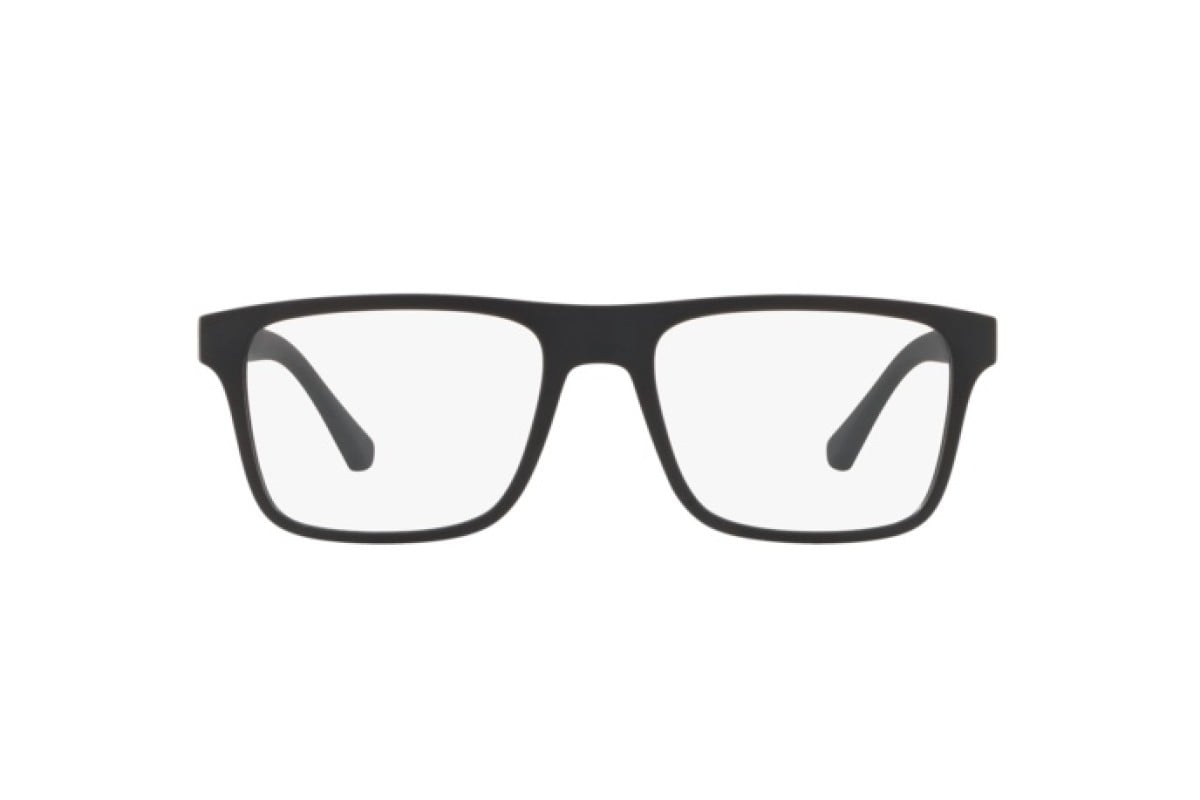 Occhiali da vista con clip-on Emporio Armani EA4115 58011W Nero opaco
