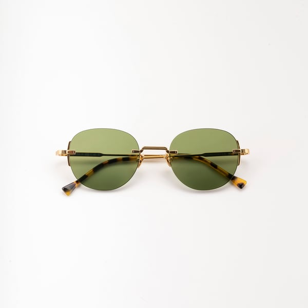 Kyme Eyewear Glasant Harvey Sunglasses. Color Lens Green Col.2