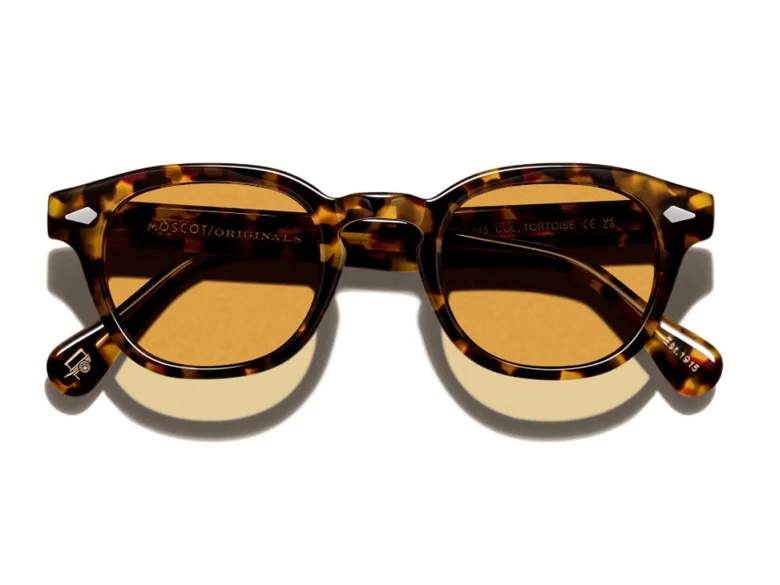 Moscot Lemtosh Tortoise Amber Sunglasses