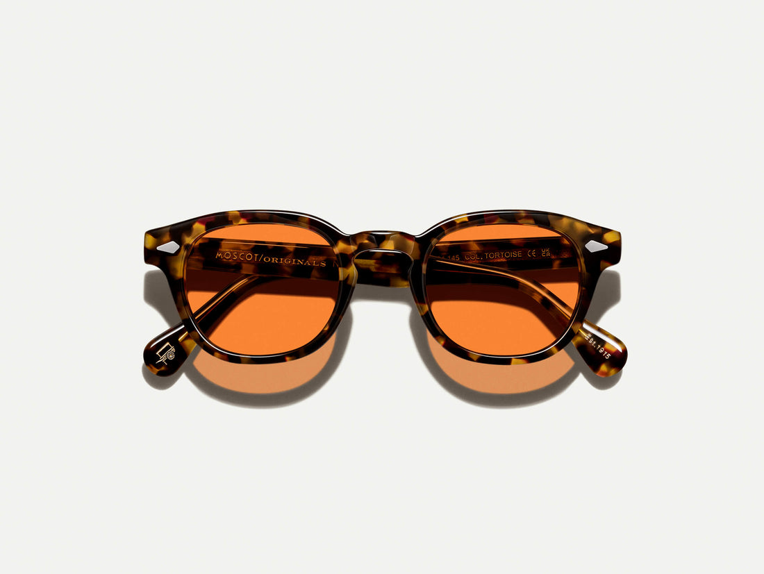 Occhiali da sole Moscot Lemtosh Tortoise Woodstock Orange