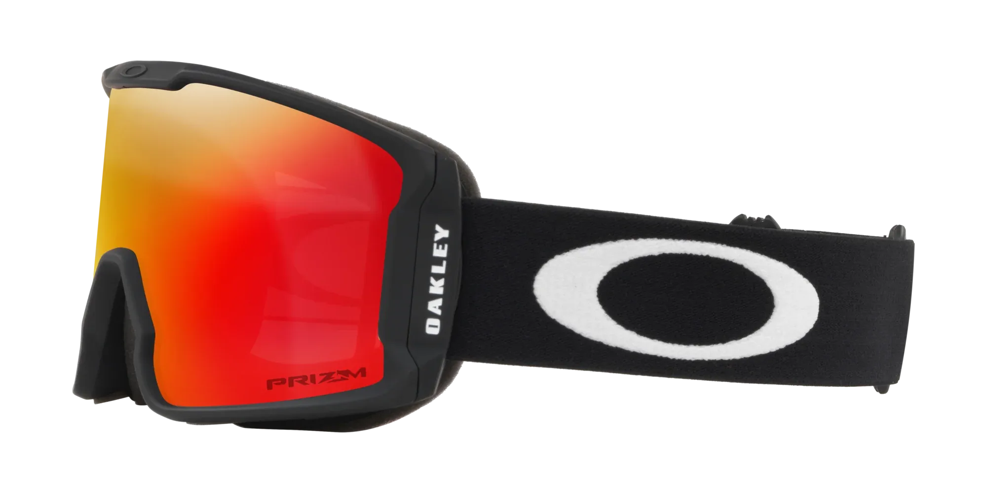 Maschera da Sci OO7093 04 Nero Opaco - Line miner m - Pistilleria