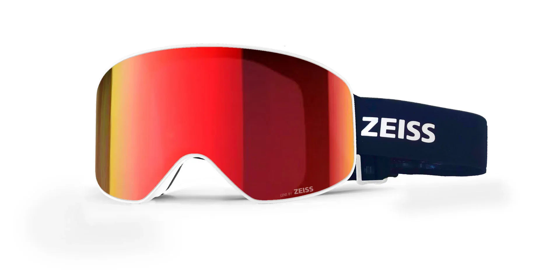 Maschera da sci Zeiss Cylindrical White ML Red\S3 - Pistilleria