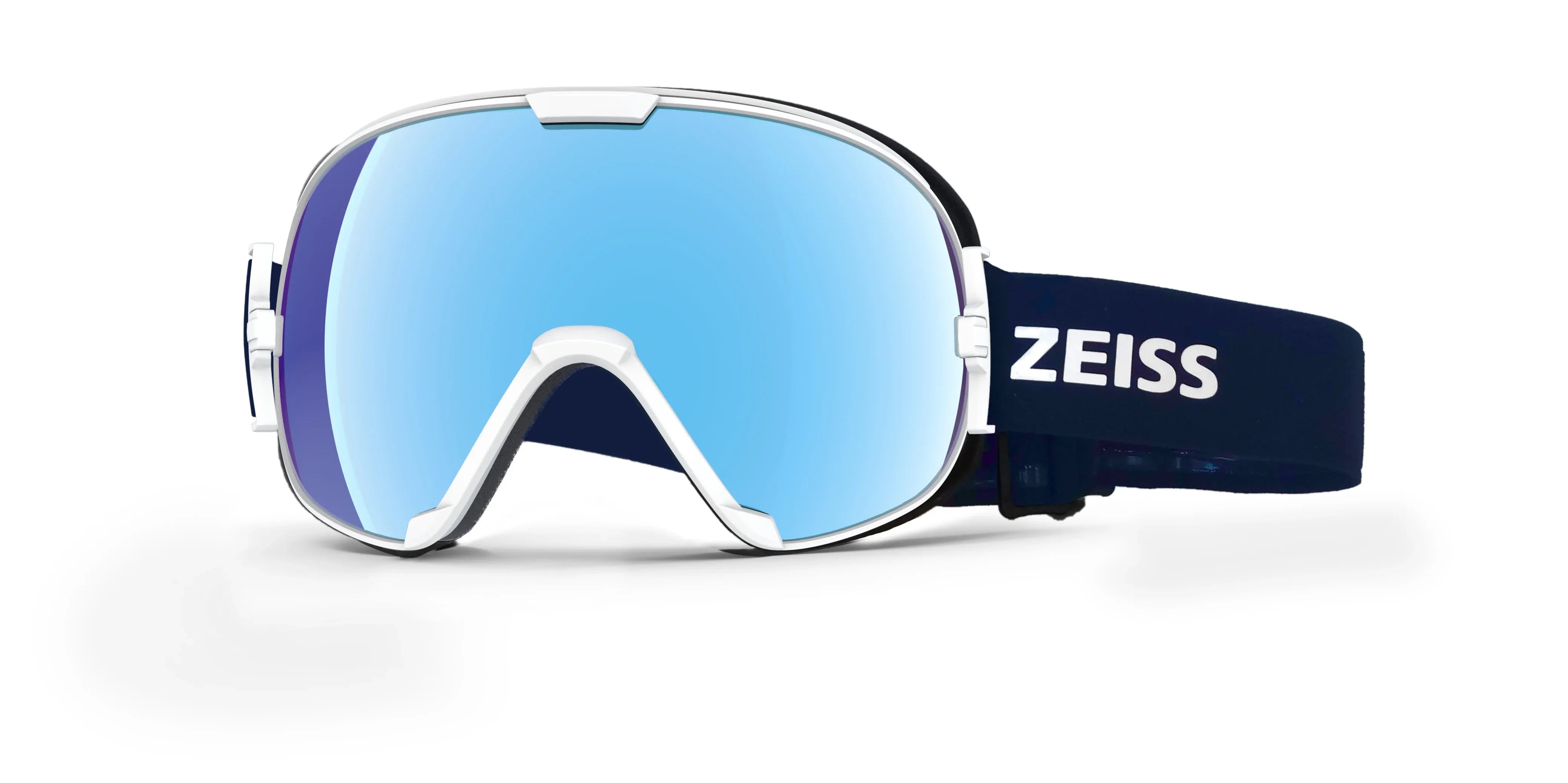 Maschera da sci Zeiss Interchangeable White Super Blue + Hydrop\S3 - Pistilleria