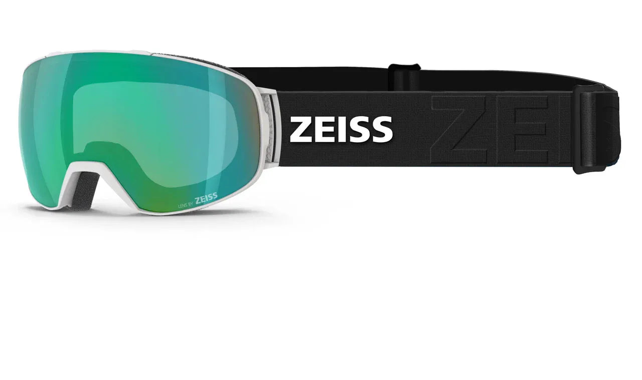 Maschera da sci Zeiss Toric White Lens 1 \ Filter Deep Green/S3 - Pistilleria