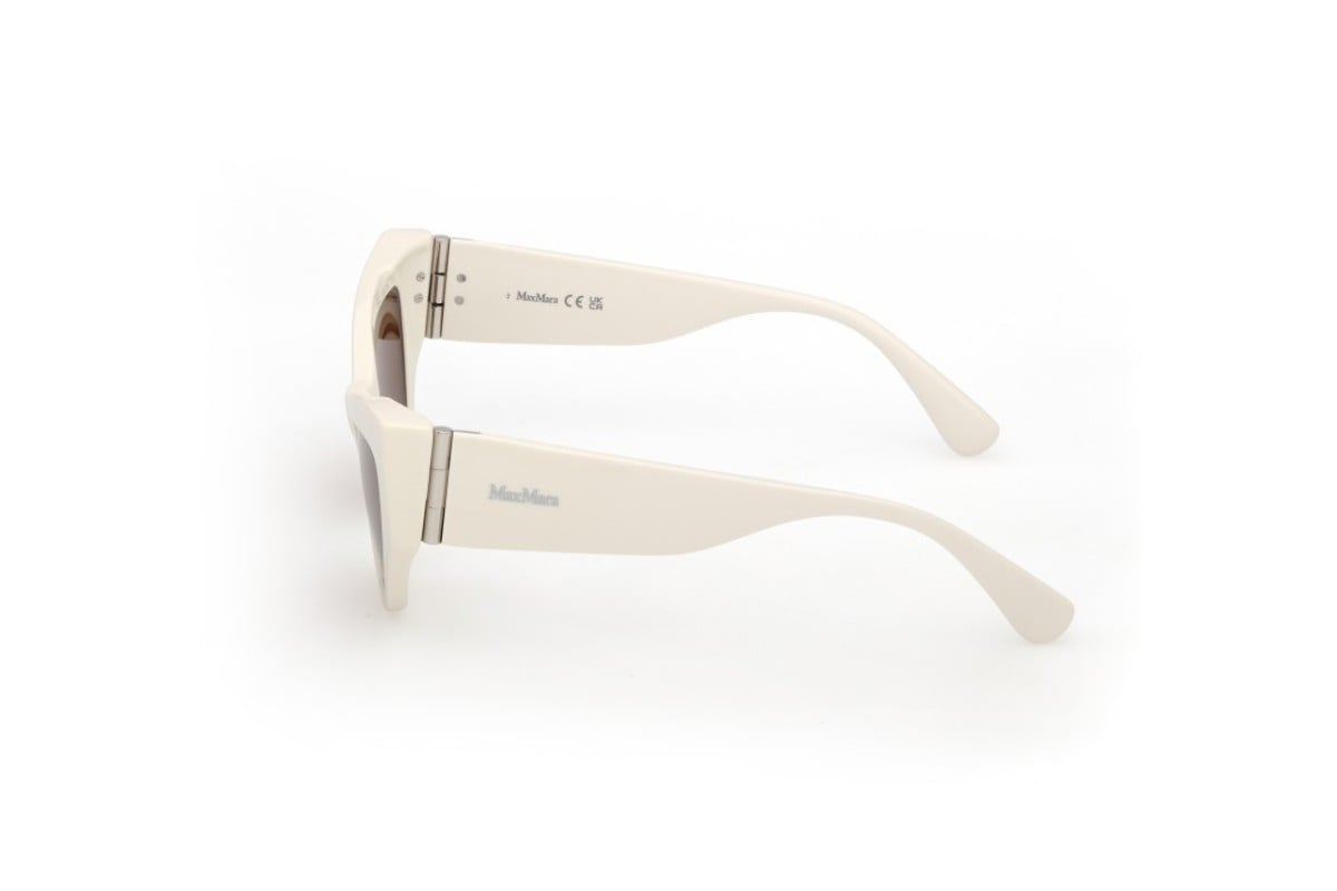 Occhiali da sole da donna MaxMara MM0192 25E Bianco Lucido