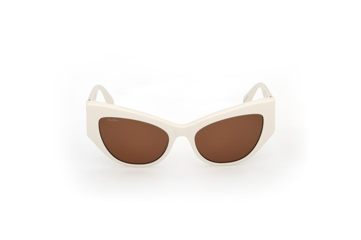 Occhiali da sole da donna MaxMara MM0192 25E Bianco Lucido