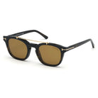 Occhiali Clip-On Tom Ford FT5532-B/V- 52E Dark Havana - Pistilleria