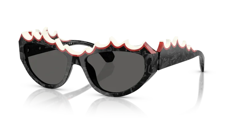 Occhiali da sole Alain Mikli A05514 002/S4 Noir nacree/rouge nacree/white - Pistilleria