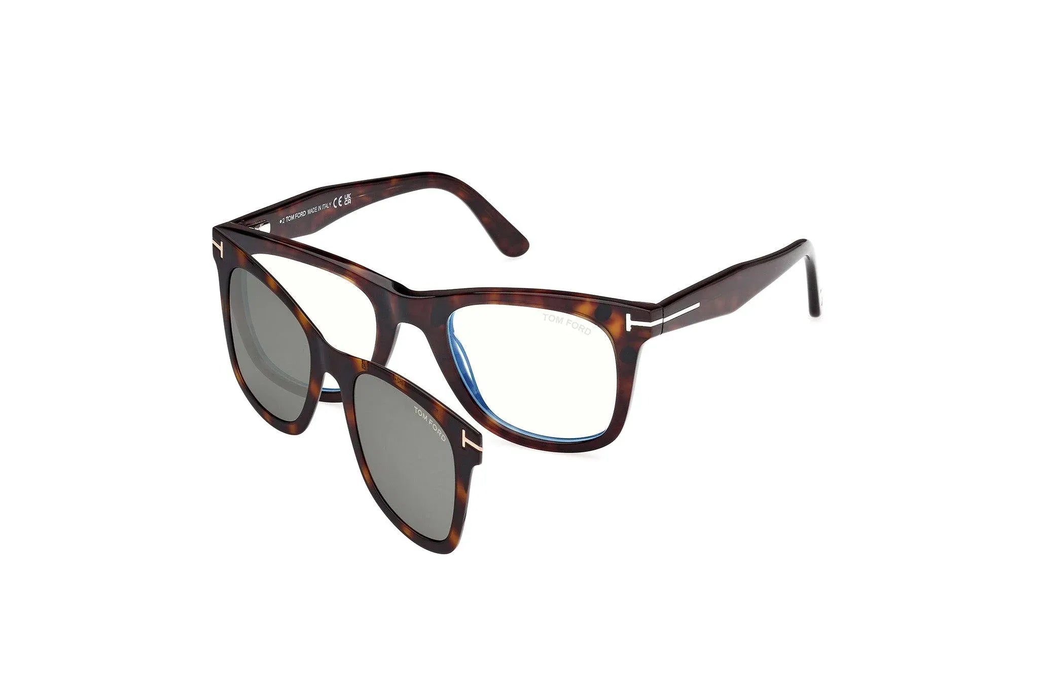 Occhiali da sole con Clip-On Tom Ford FT5970-B 052 - Pistilleria