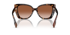 Occhiali da sole da donna Burberry BE4393 Meryl 405313 Havana scuro/motivo a quadri marrone - Pistilleria