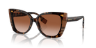 Occhiali da sole da donna Burberry BE4393 Meryl 405313 Havana scuro/motivo a quadri marrone - Pistilleria