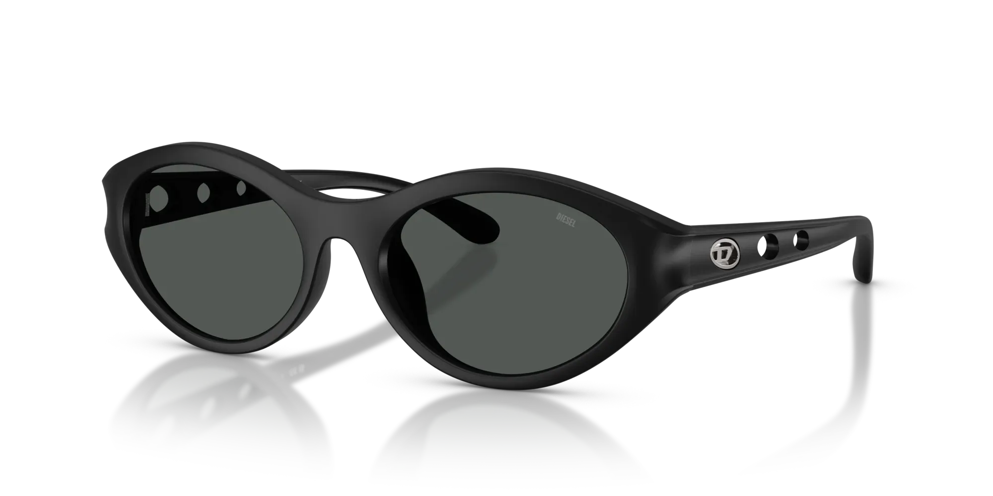 Occhiali da sole da donna Diesel DL3005U 200287 Nero opaco - Pistilleria