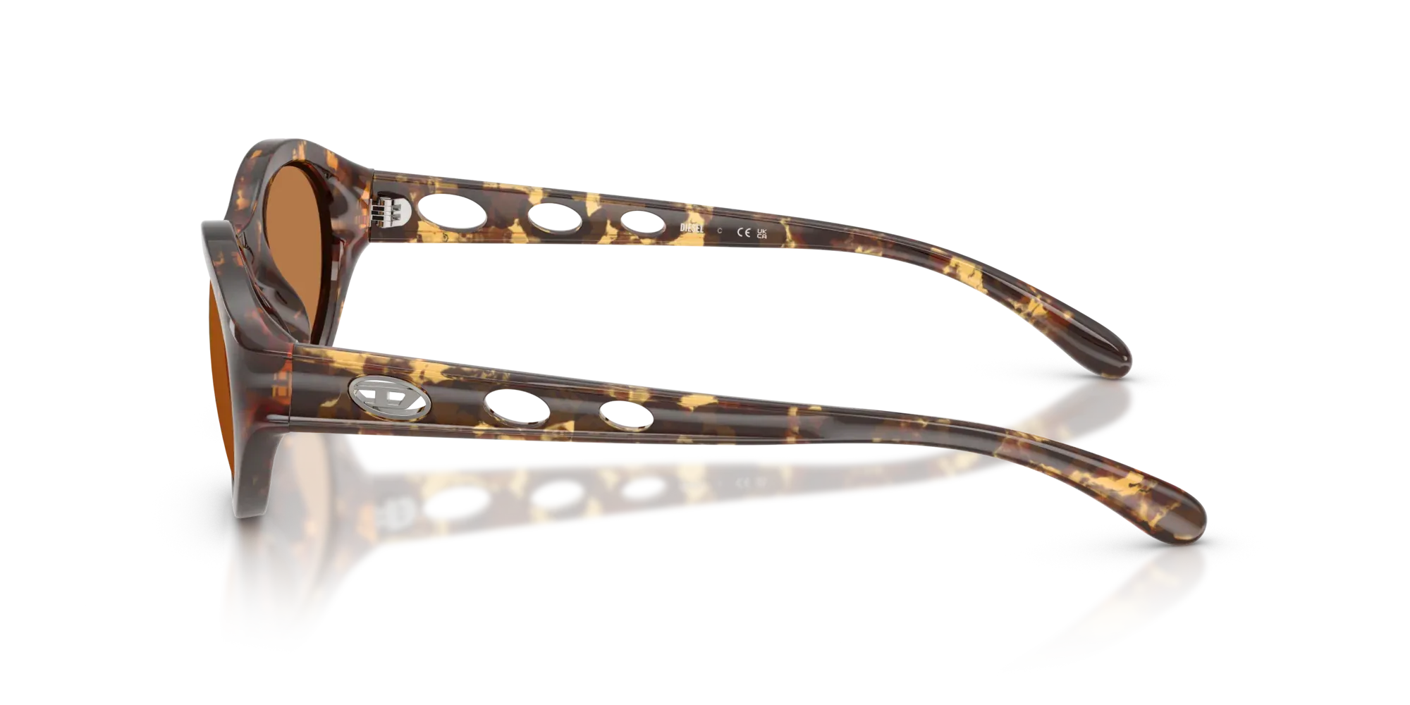 Occhiali da sole da donna Diesel DL3005U 201373 Havana - Pistilleria