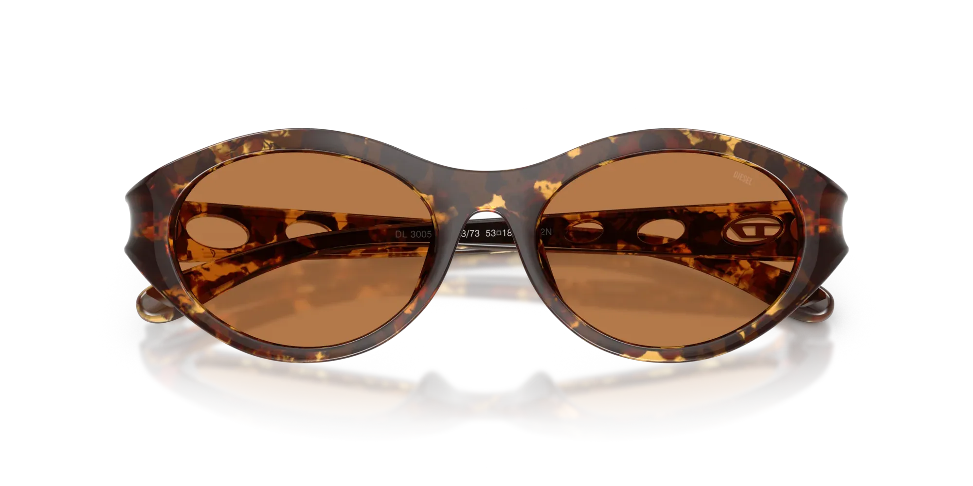 Occhiali da sole da donna Diesel DL3005U 201373 Havana - Pistilleria