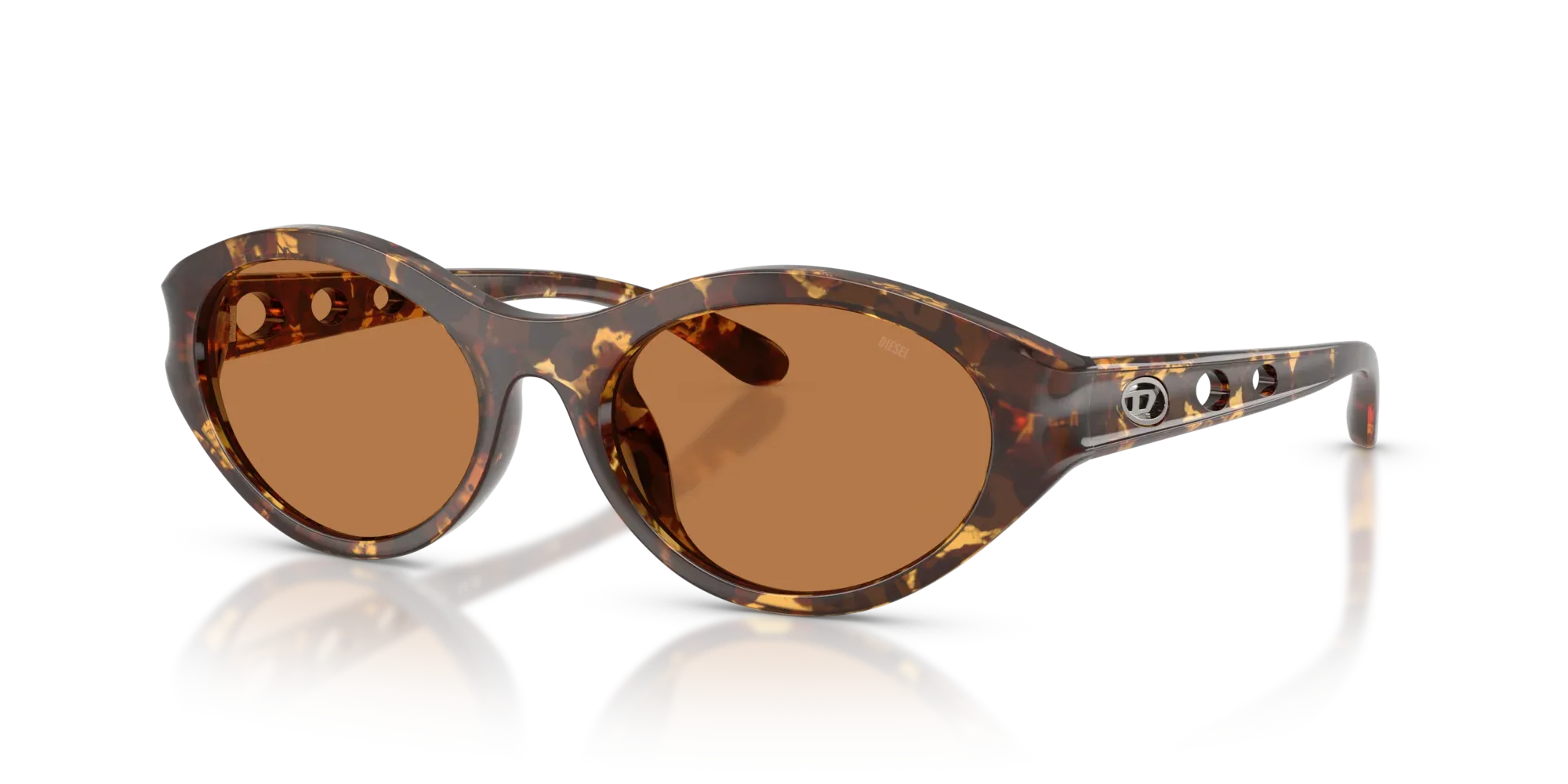 Occhiali da sole da donna Diesel DL3005U 201373 Havana - Pistilleria