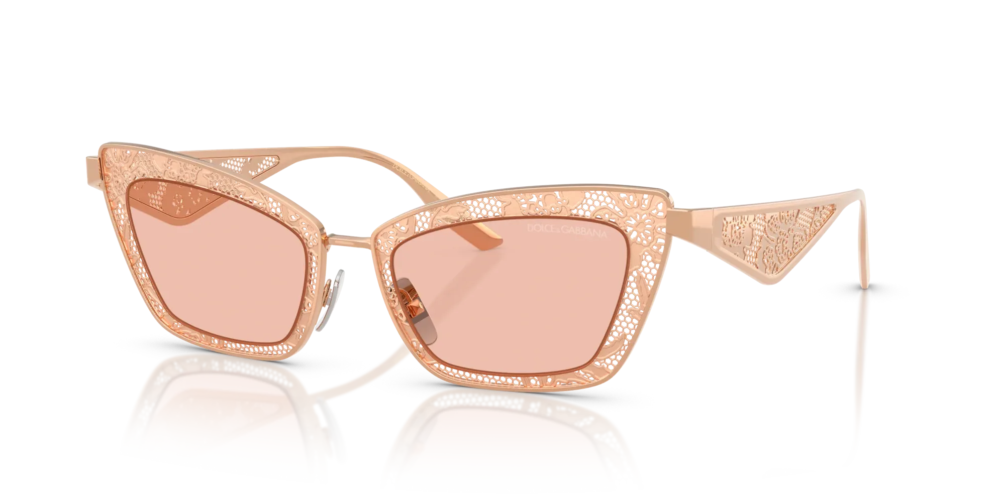 Occhiali da sole da donna Dolce & Gabbana DG2311 129884 Oro rosé - Pistilleria