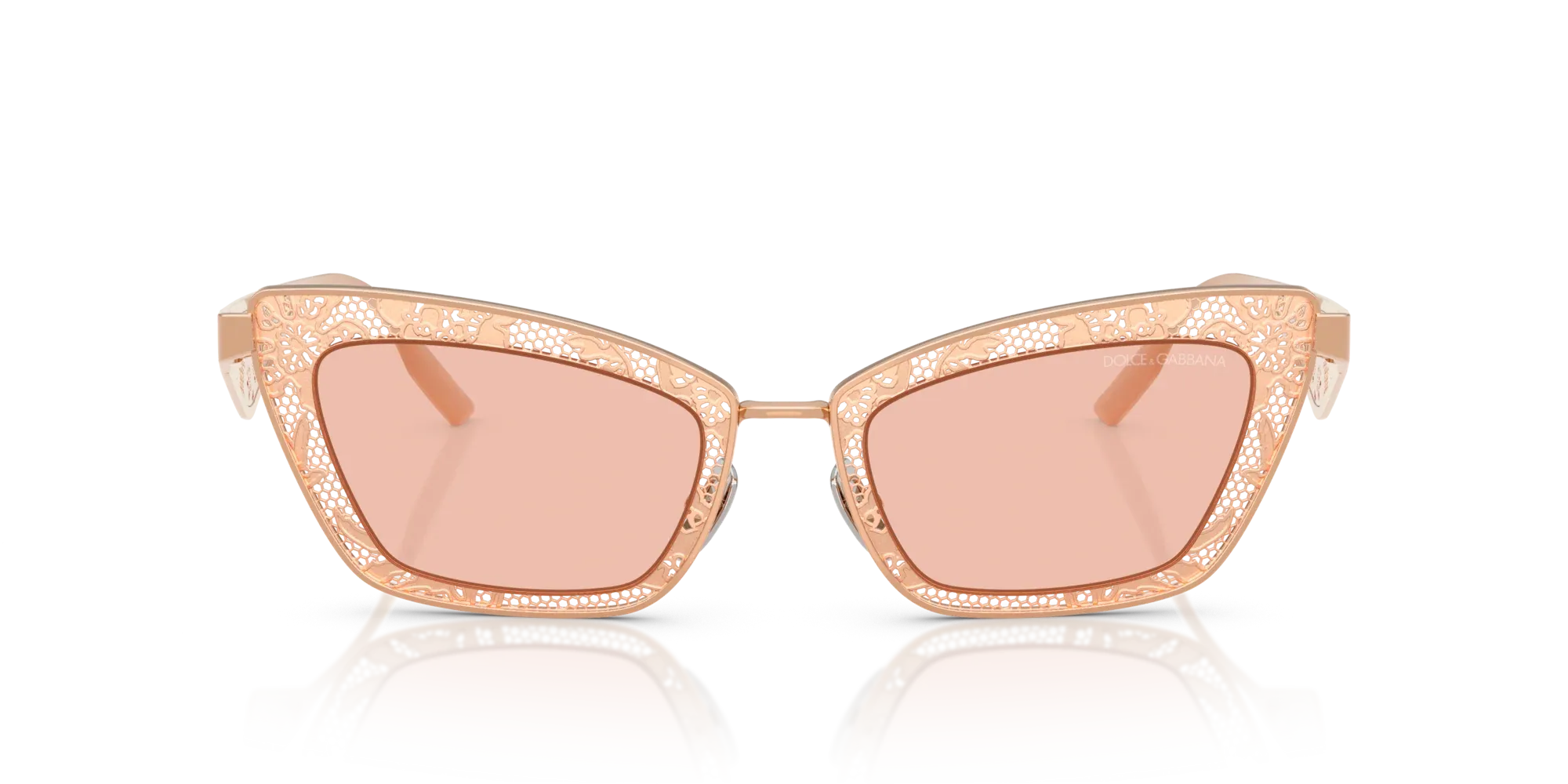 Occhiali da sole da donna Dolce & Gabbana DG2311 129884 Oro rosé - Pistilleria