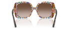 Occhiali da sole da donna Dolce & Gabbana DG4475 321713 Havana su stampa carretto - Pistilleria