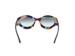 Occhiali da sole da donna Emilio Pucci EP0227 01B Nero/Texture - Pistilleria