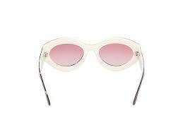 Occhiali da sole da donna Emilio Pucci EP0227 77Z Bianco/Texture - Pistilleria