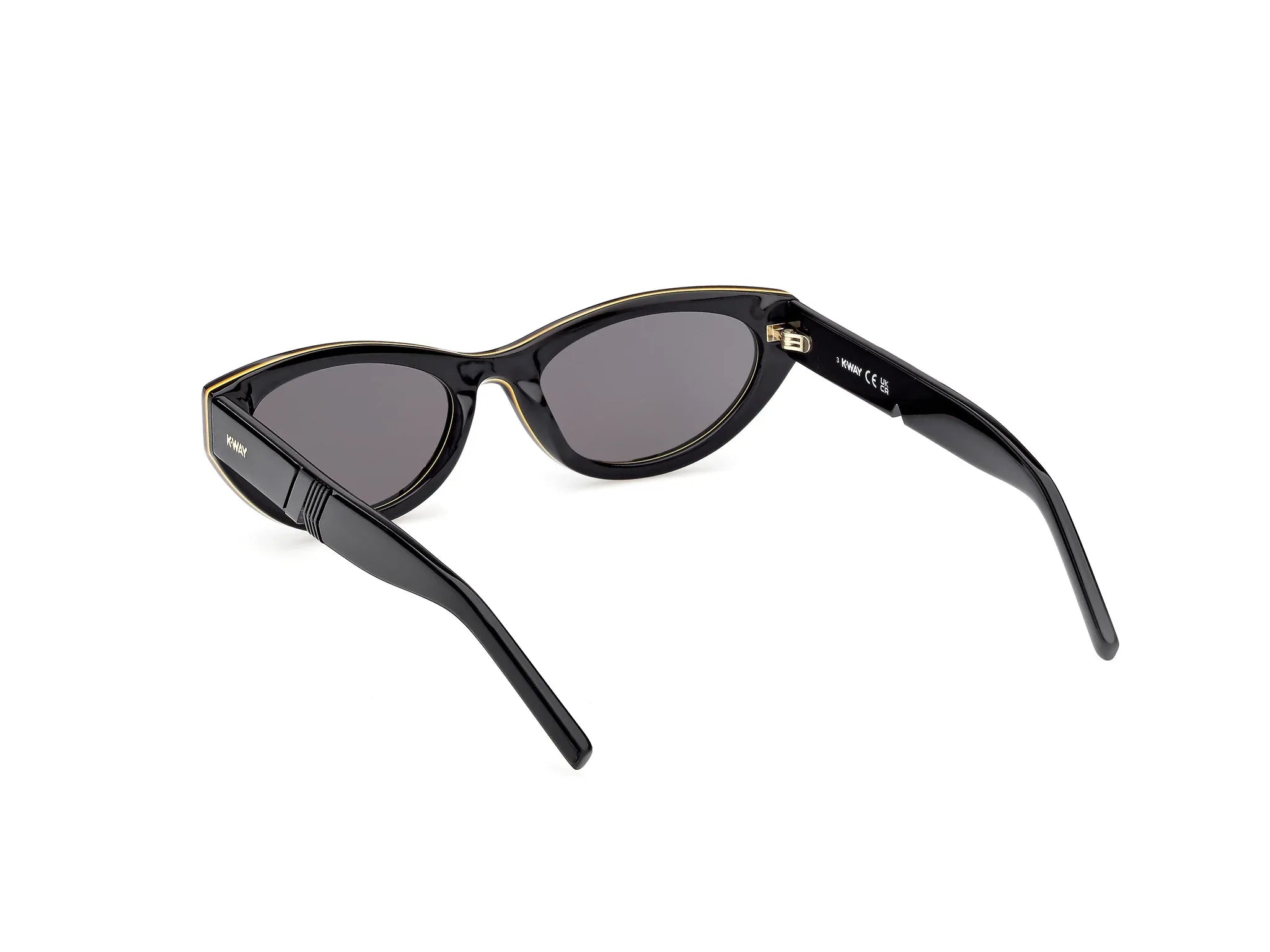 Occhiali da sole da donna K-Way KW0005 01A Nero Lucido - Pistilleria